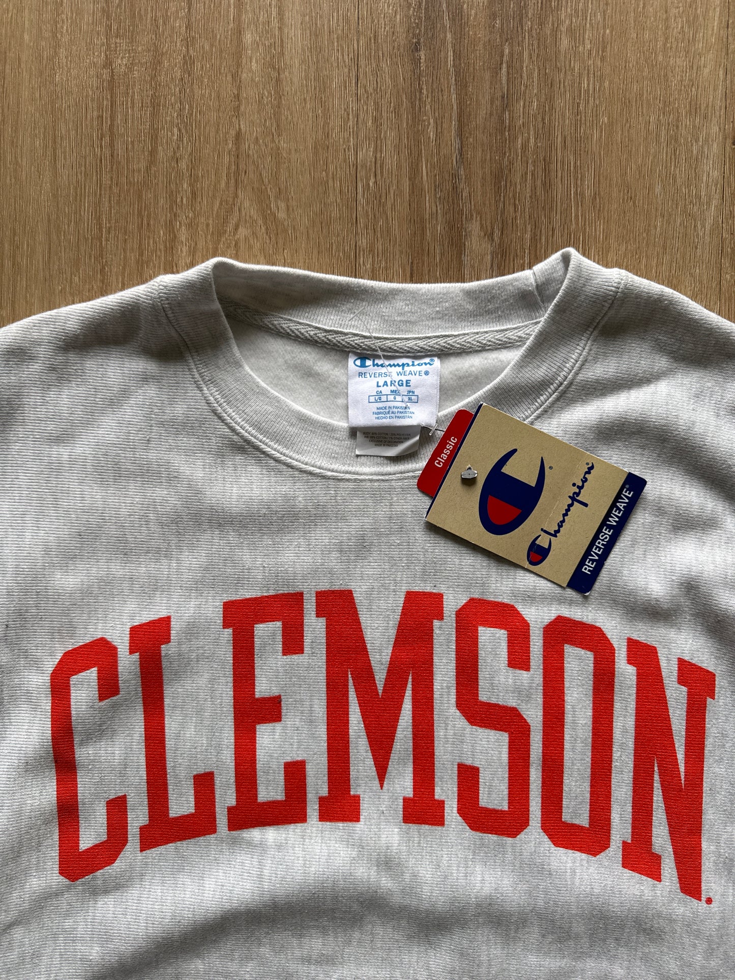 Champion University Of Clemson Tigers Reverse Weave Sweatshirt