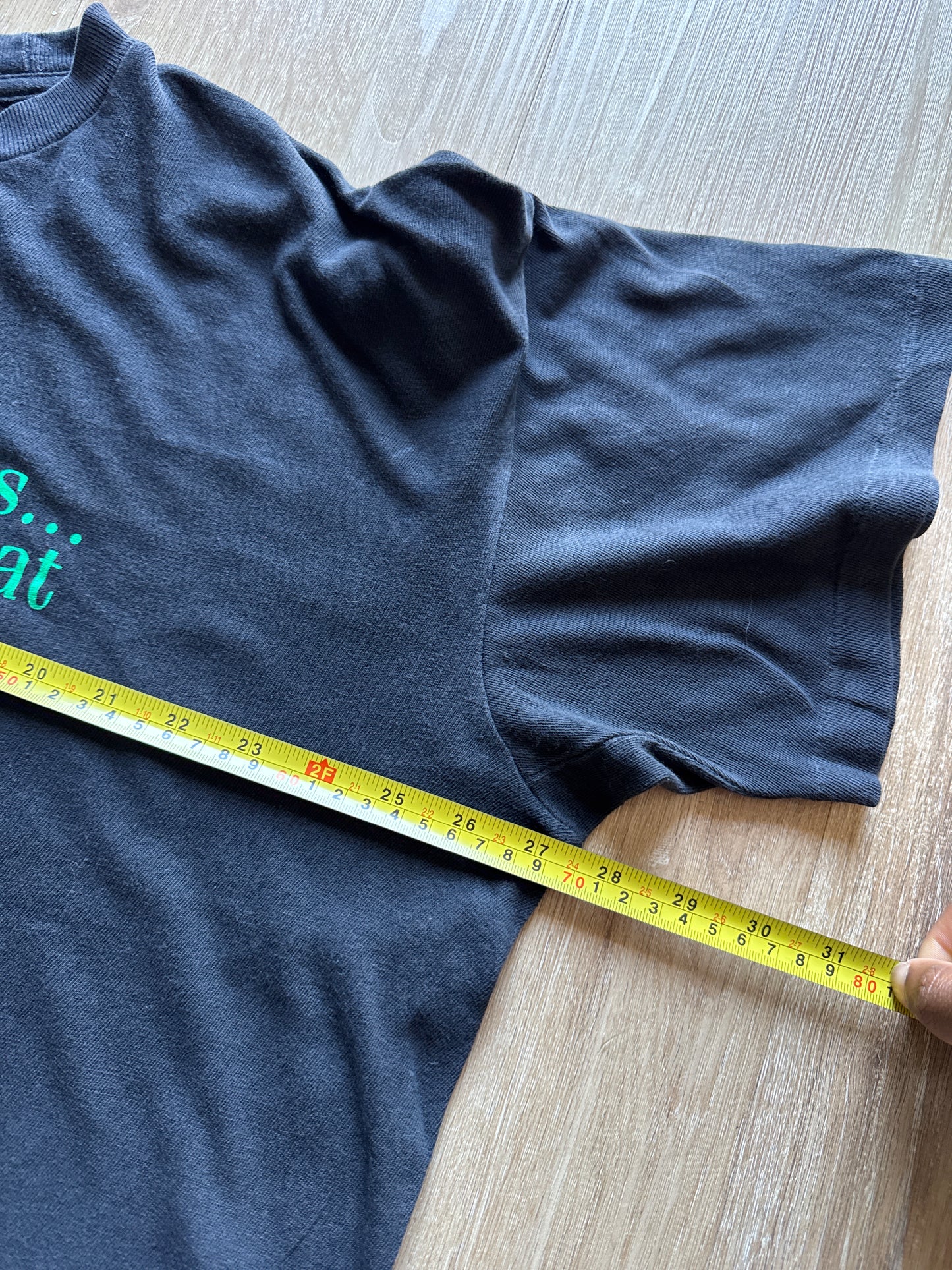 Vintage 90s Stanley Desantis Forest Gump Life Is Like A Box Of Chocolates Boxy Cropped Tee