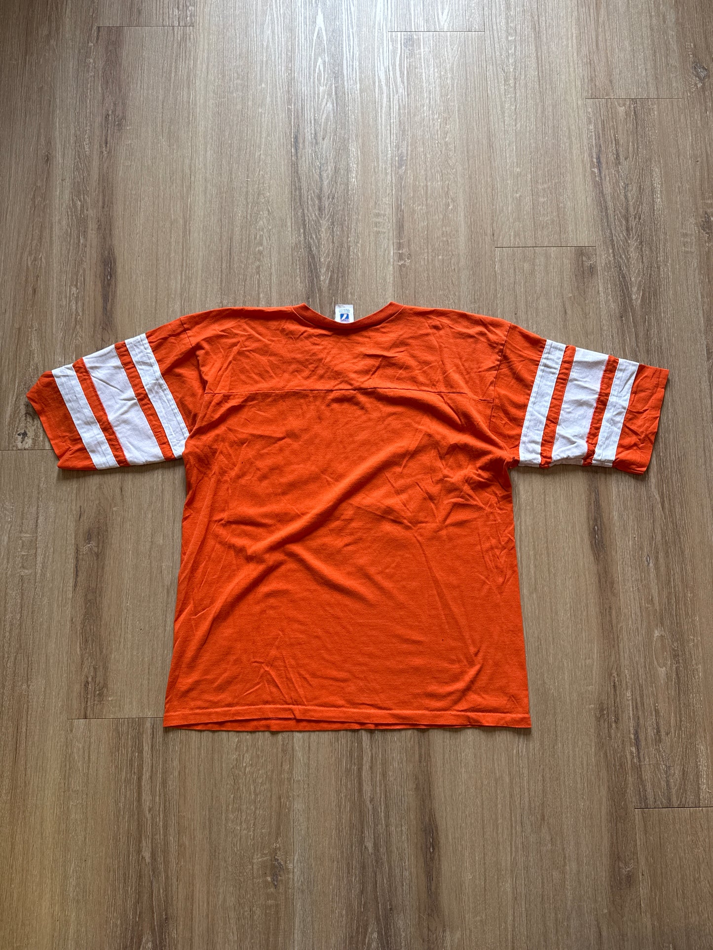 Vintage Logo 7 University Of Clemson Tigers Jersey Tee