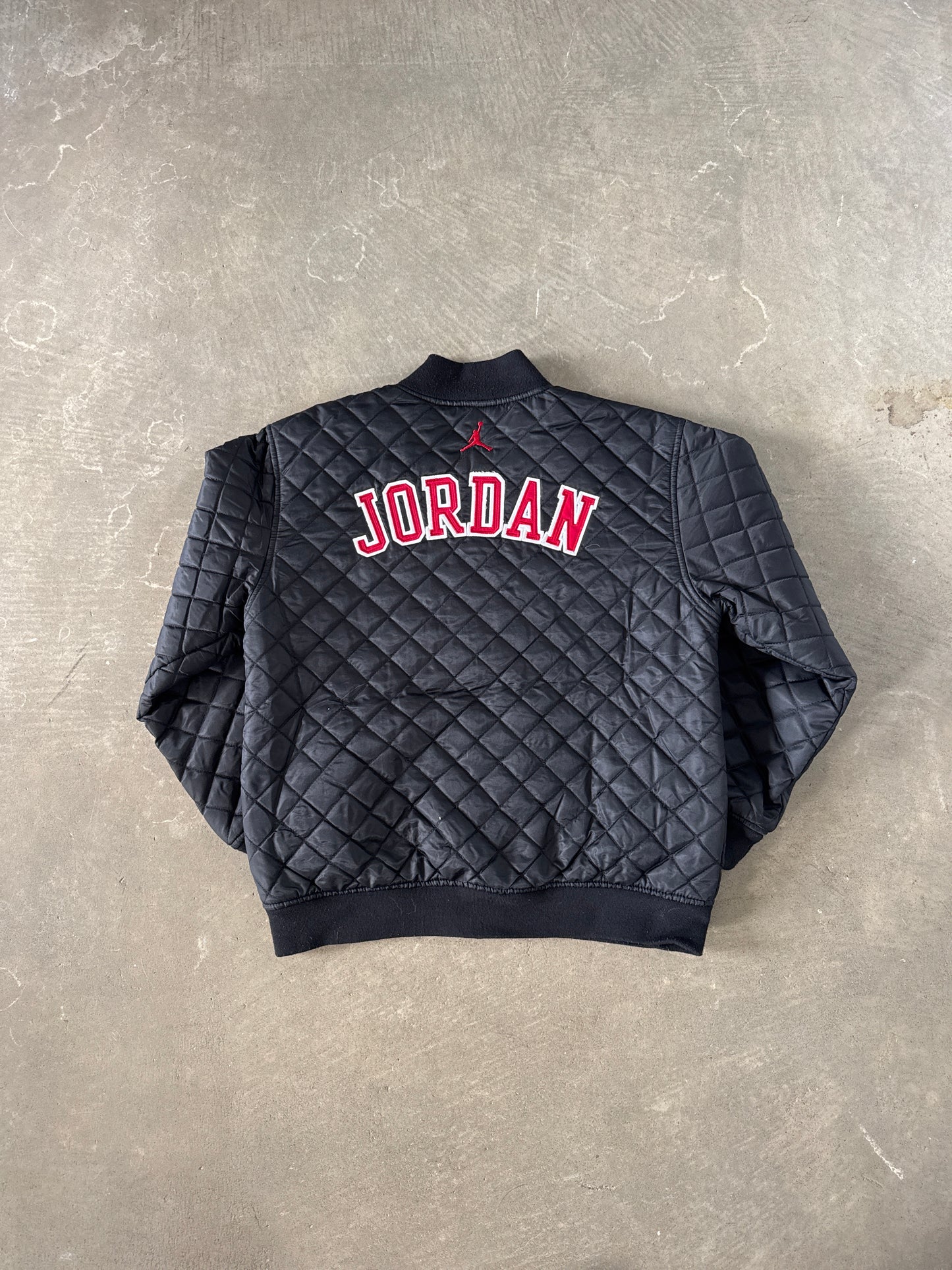 Y2K Youth Air Jordan Embroidered  Logo Quilted Varisty Style Jacket