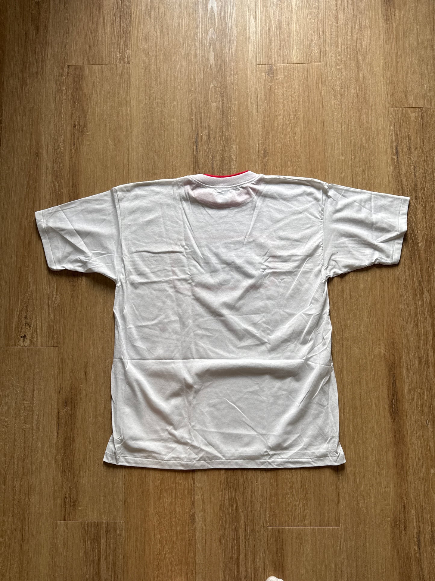 Vintage 90s Bud Light Ringer Neck Tee