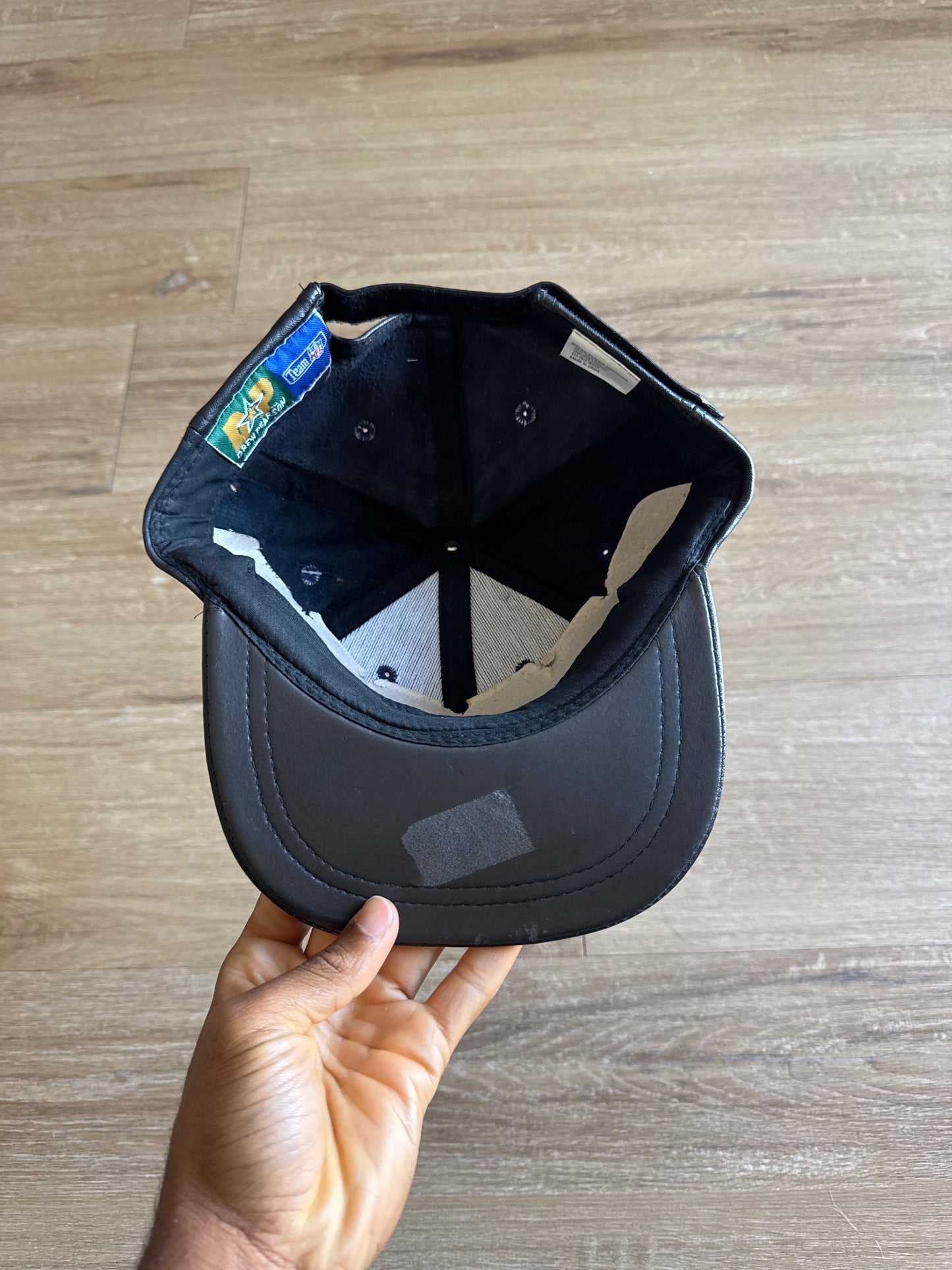 Vintage 90s San Diego Chargers Leather Strapback Hat