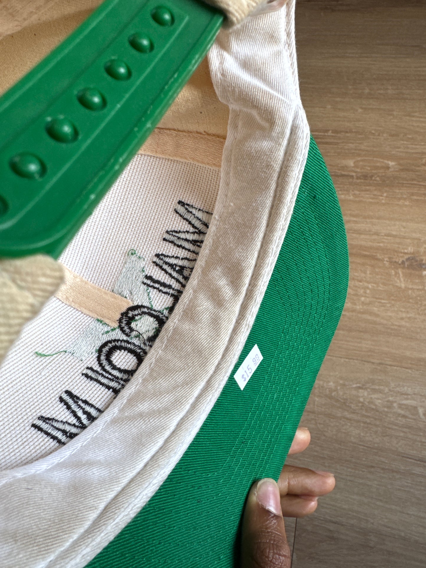 Vintage 90s Malcolm X Snapback Cap Hat