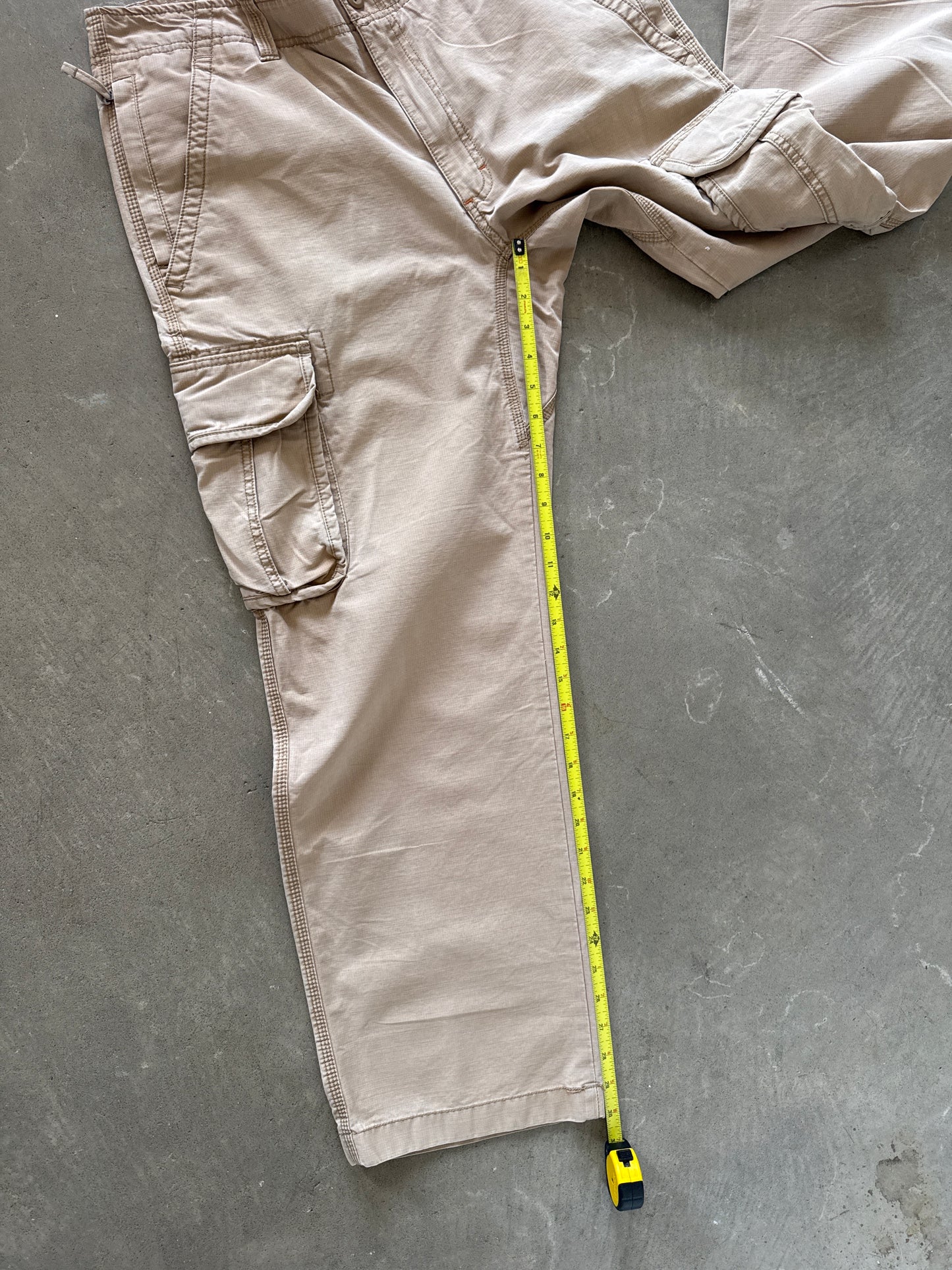 Vintage L.L. Bean Light Tan Utility Cargo Pants