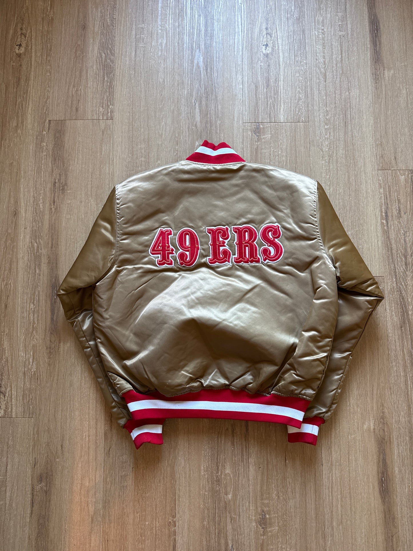 Vintage 90s Starter Pro Line NFL San Francisco 49er Satin Jacket