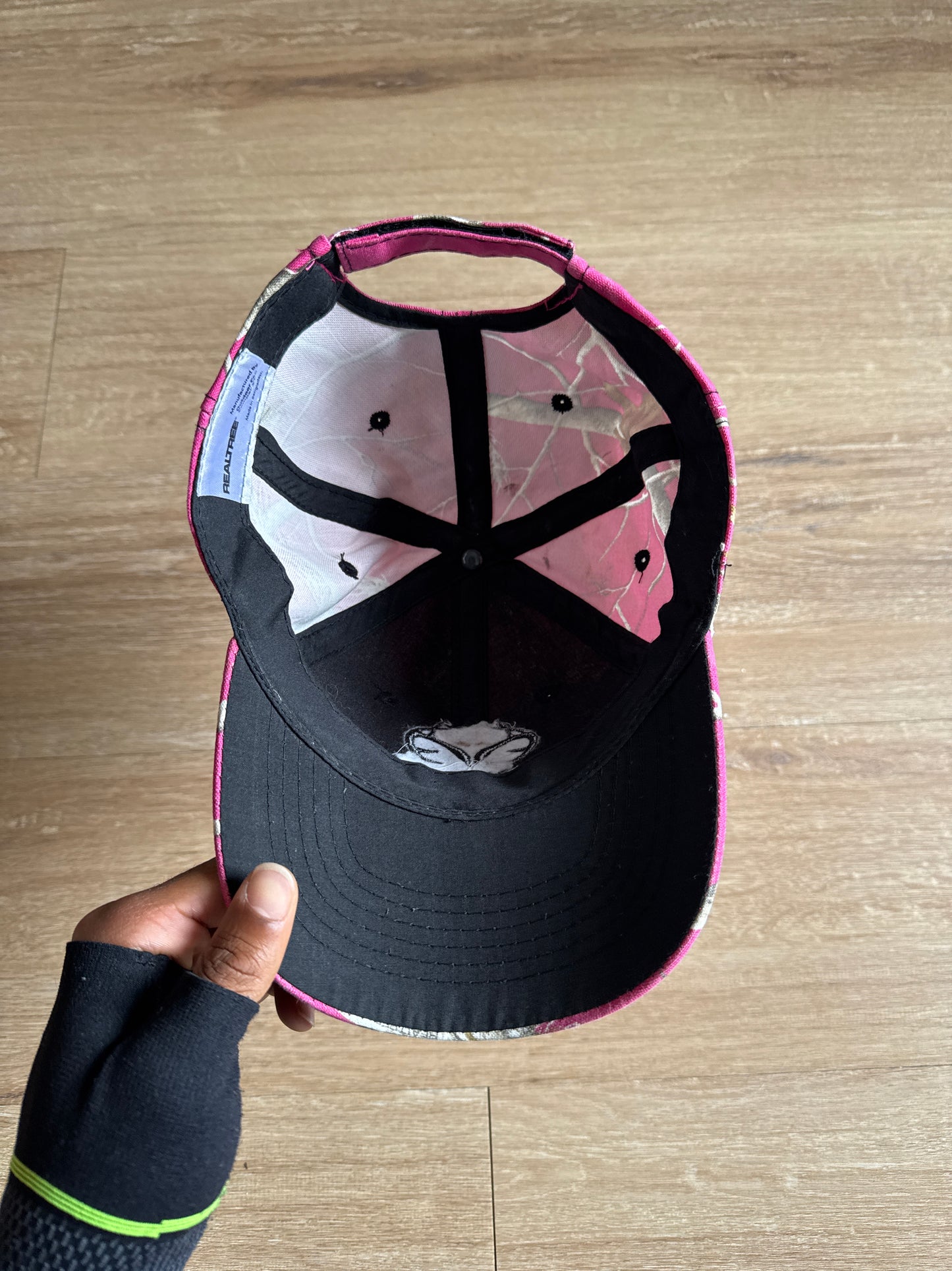 Real Tree Pink Camo Strapback Hat