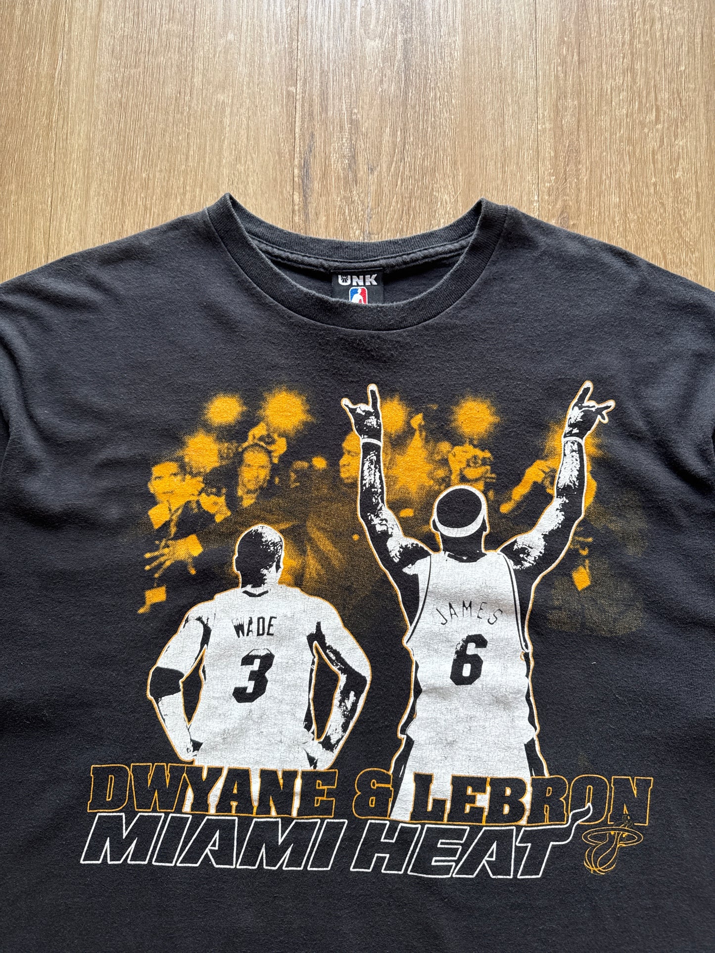 Y2K UNK Miami Heat Lebron James Dwanye Wade Tee