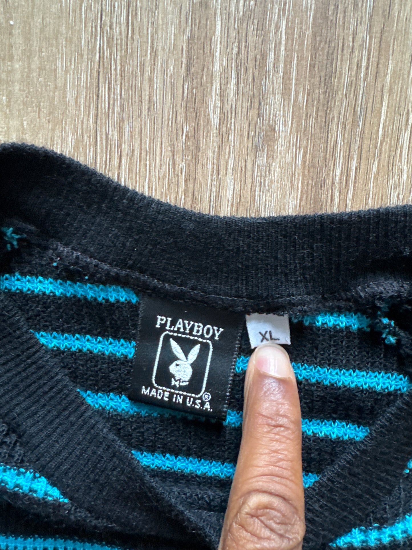 Vintage Women’s Playboy Striped Sweater