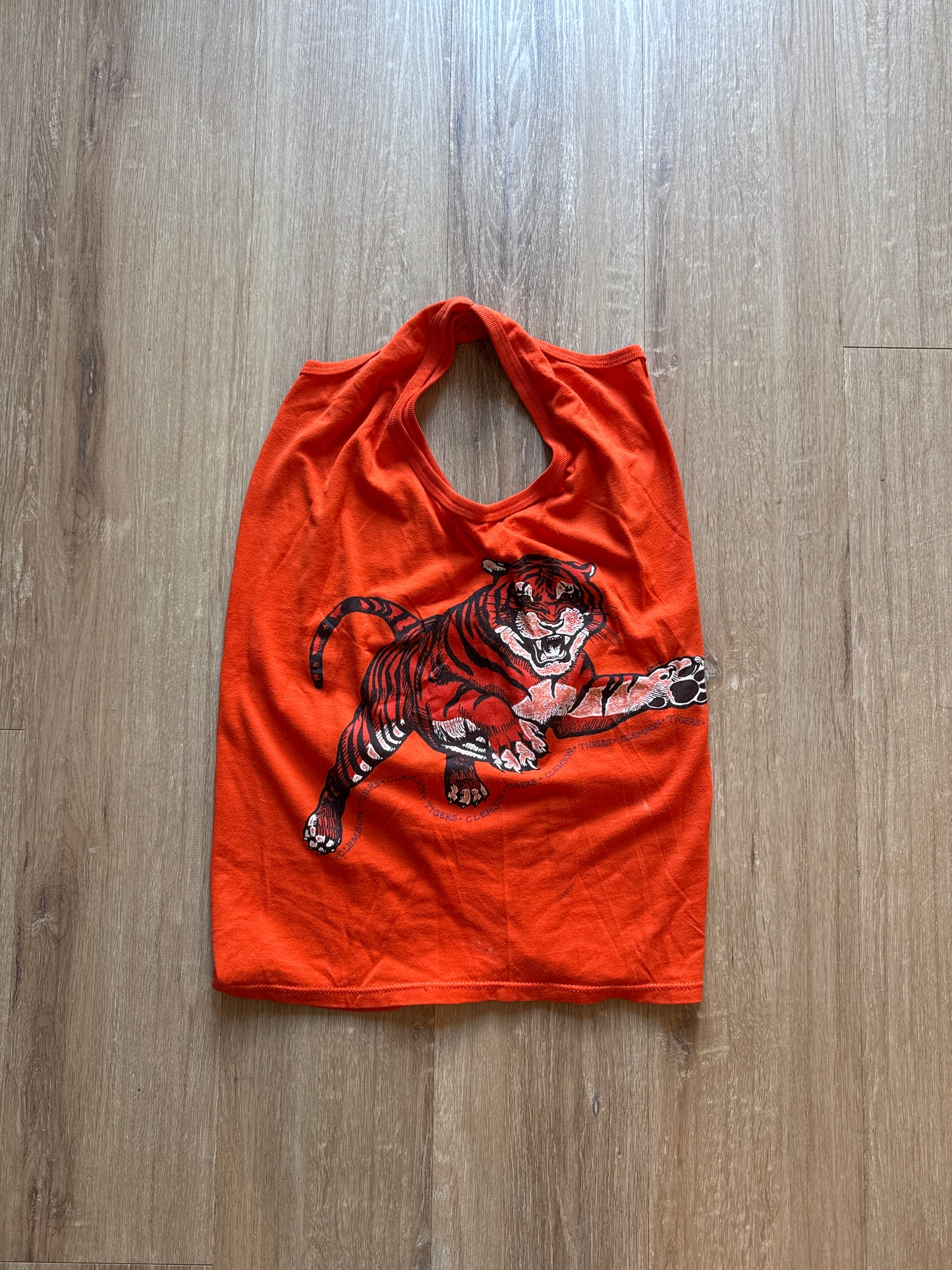 Vintage 1987 University Of Clemson Tigers Tank Top