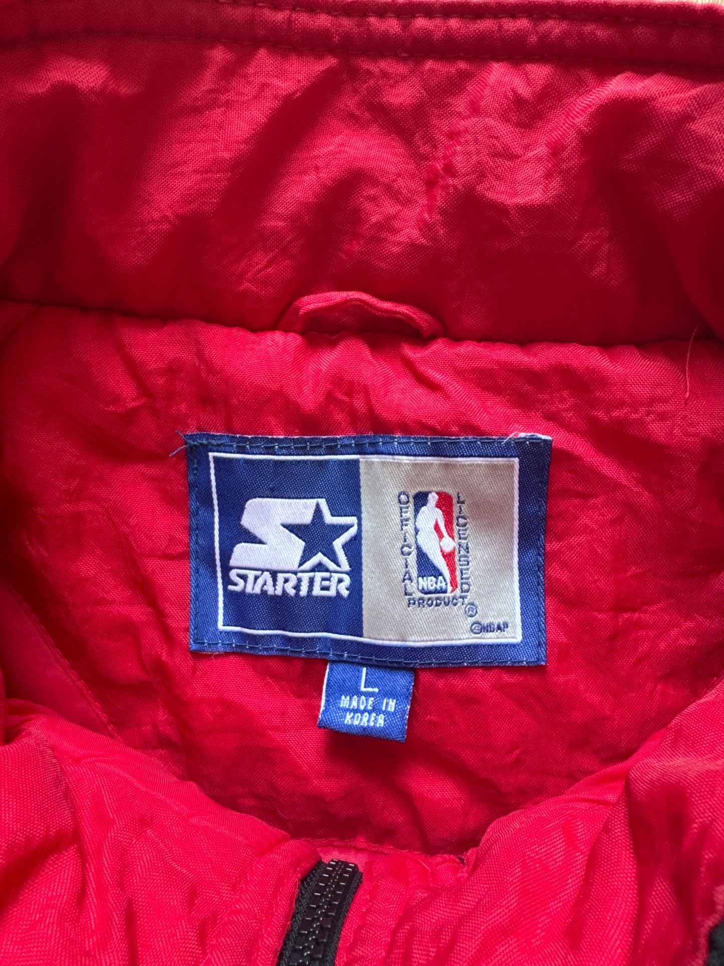 Vintage Starter Chicago Bulls Puffer Jacket