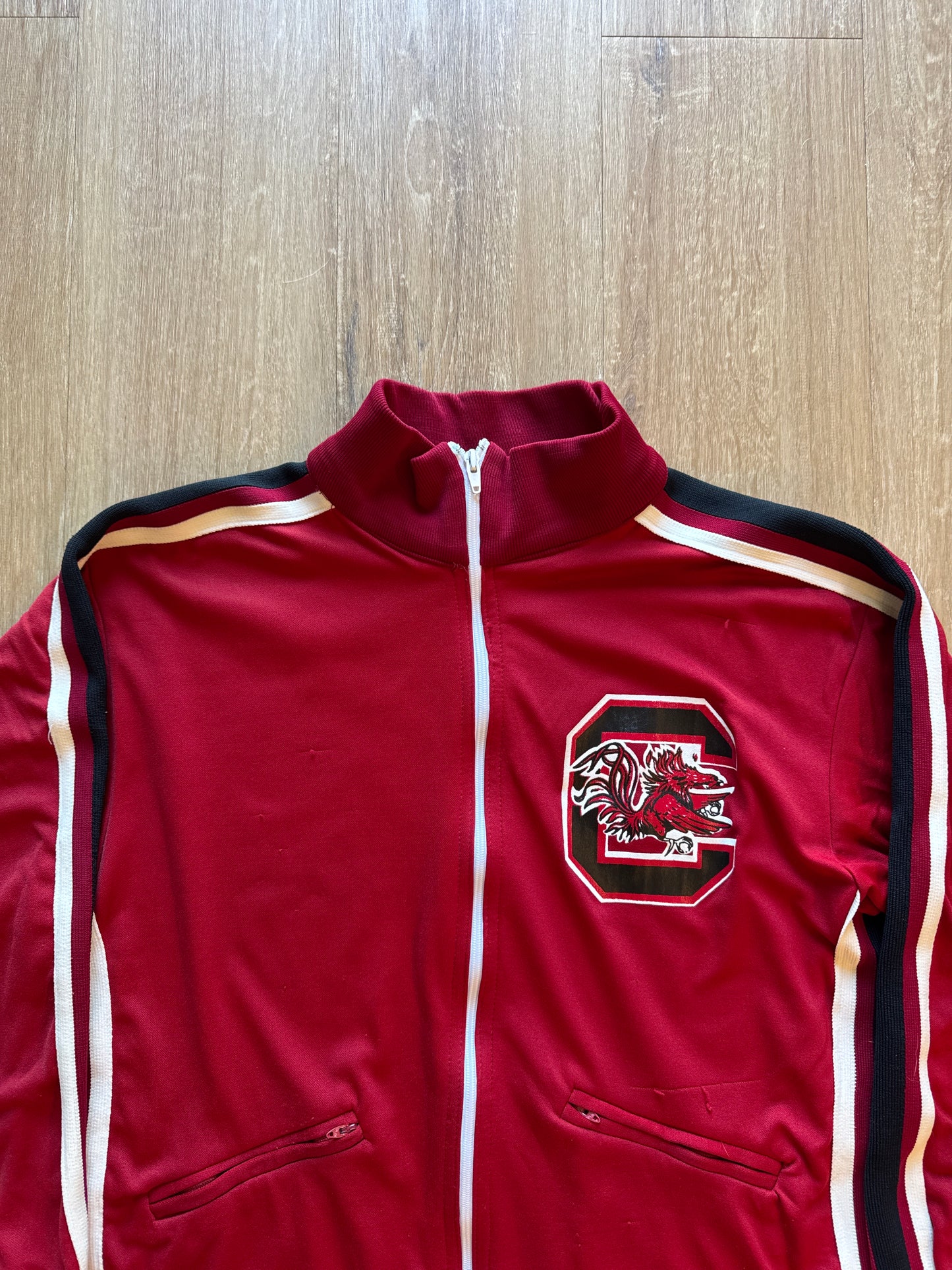 Vintage 80s University Of South Carolina Gamecocks Track Jacket