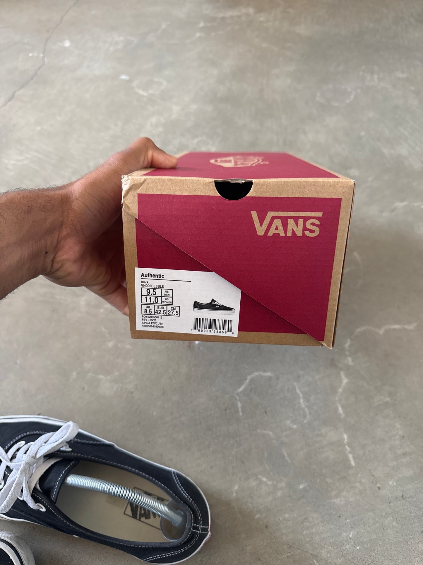 Vans Authentic Black White