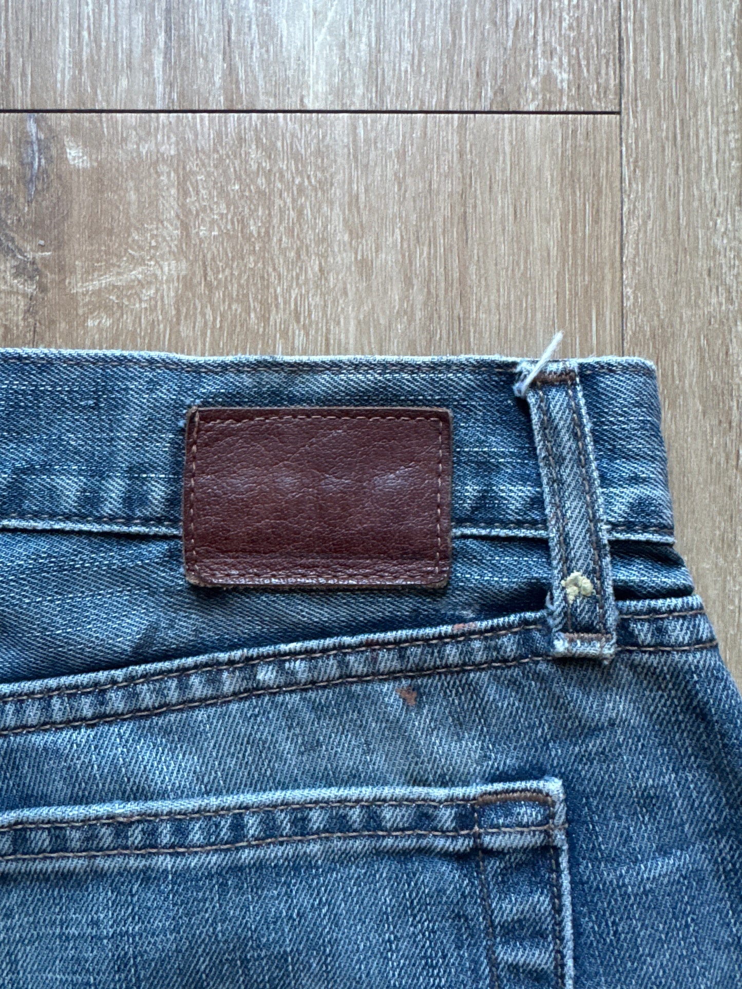 Vintage Gap Loose Fit Distressed Paint Splatter Denim Jeans