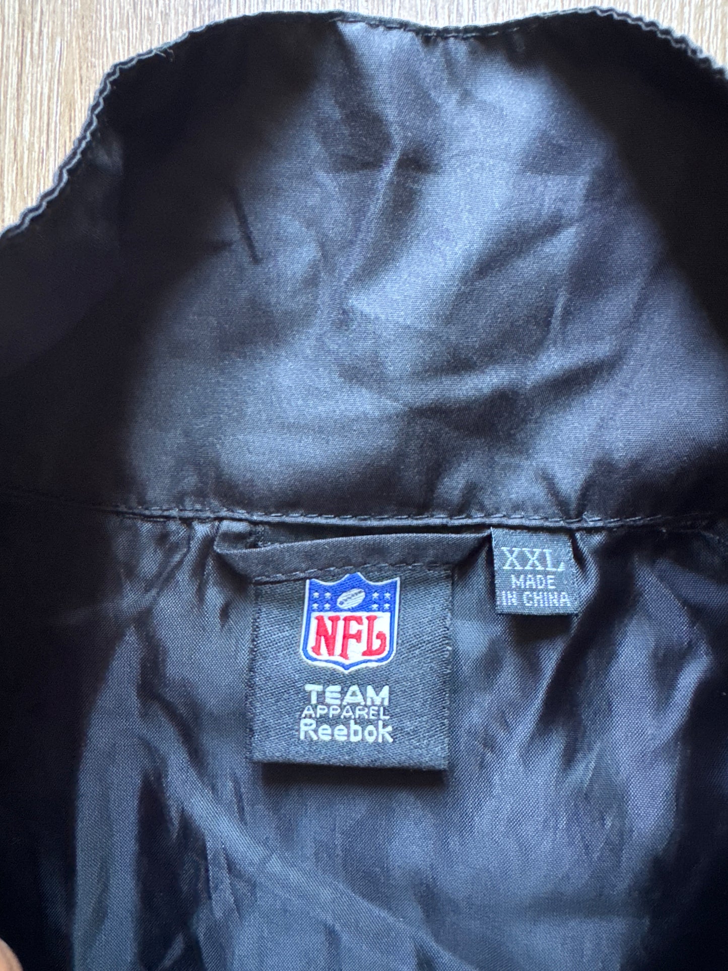 Reebok Team Apparel Oakland Raiders Windbreaker Jacket