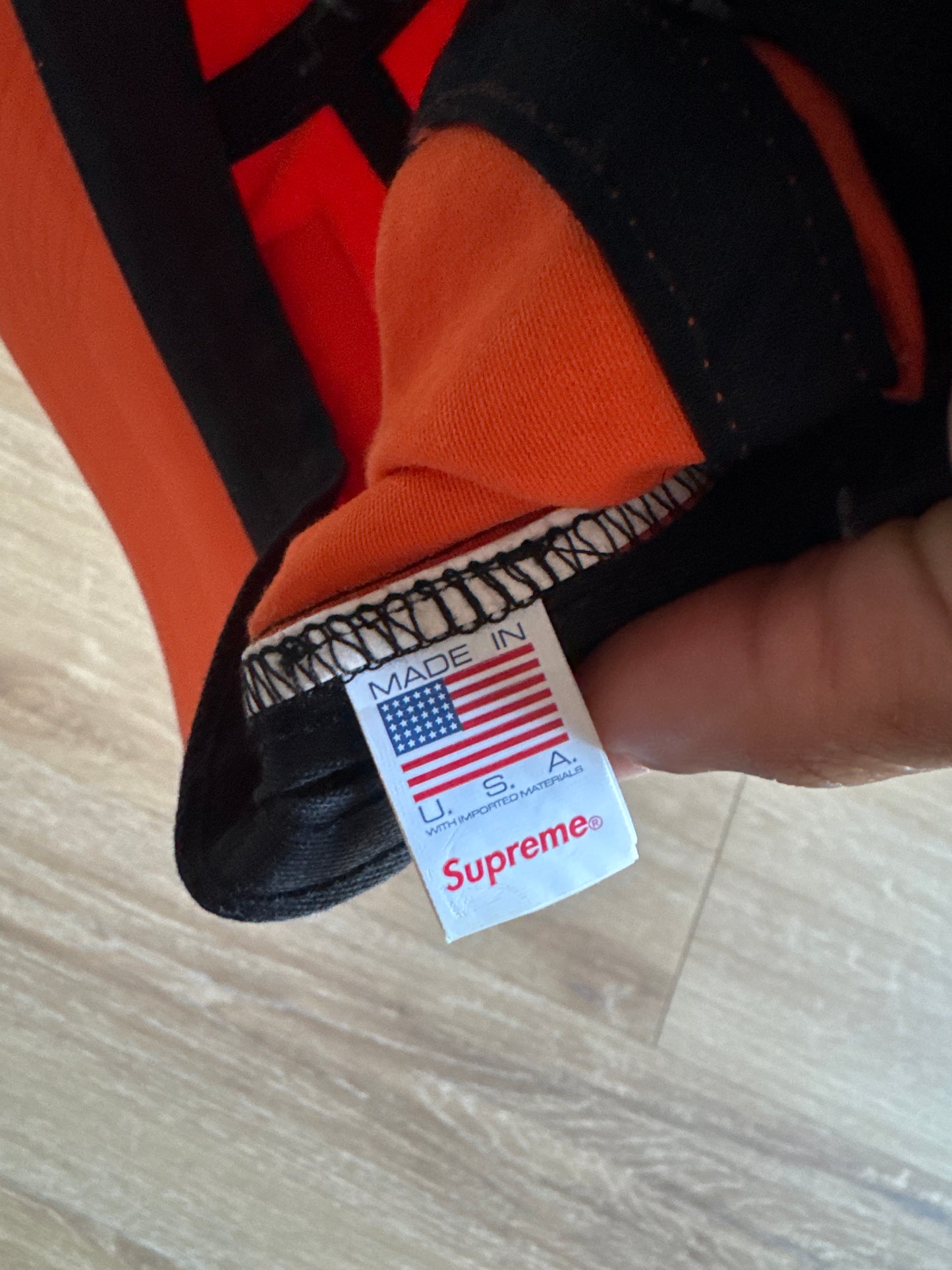 Supreme Military Camp Cap Orange SS24