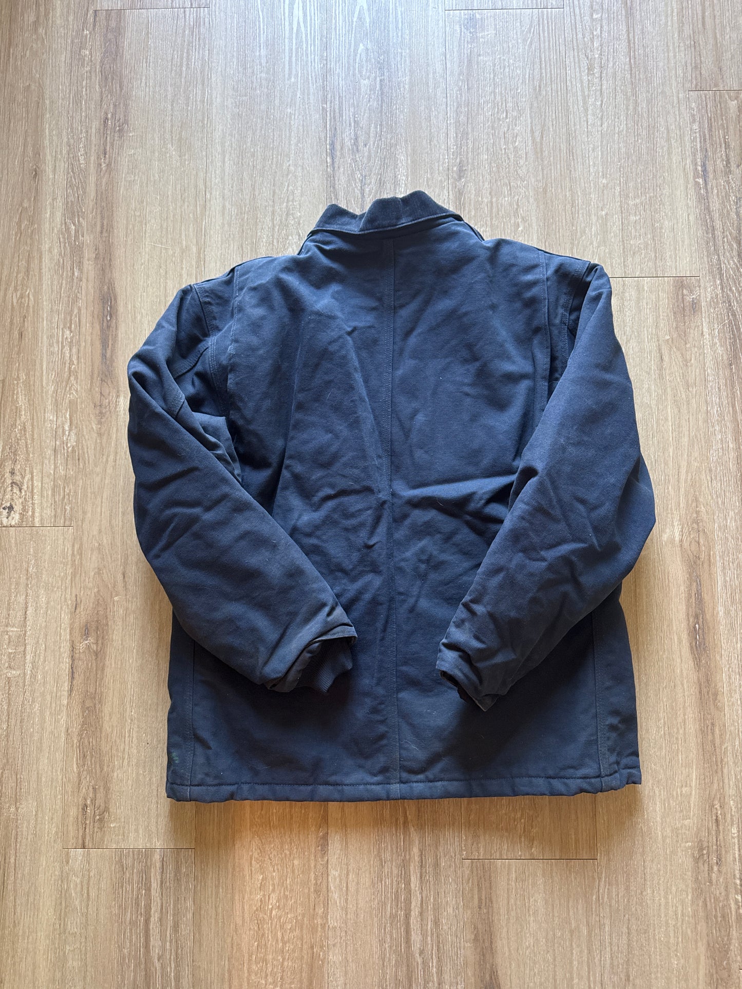 Vintage Carhartt Navy Barn Work Wear Chore Loose Fit Jacket