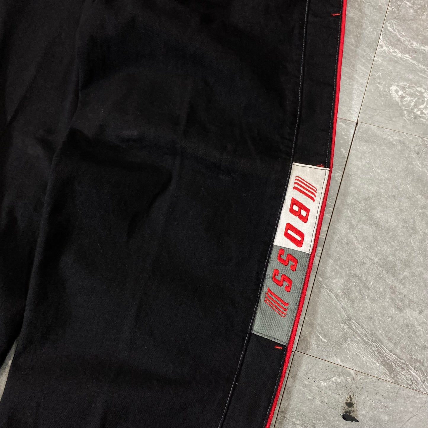 Vintage Boss Baggy Style Black Denim Jeans