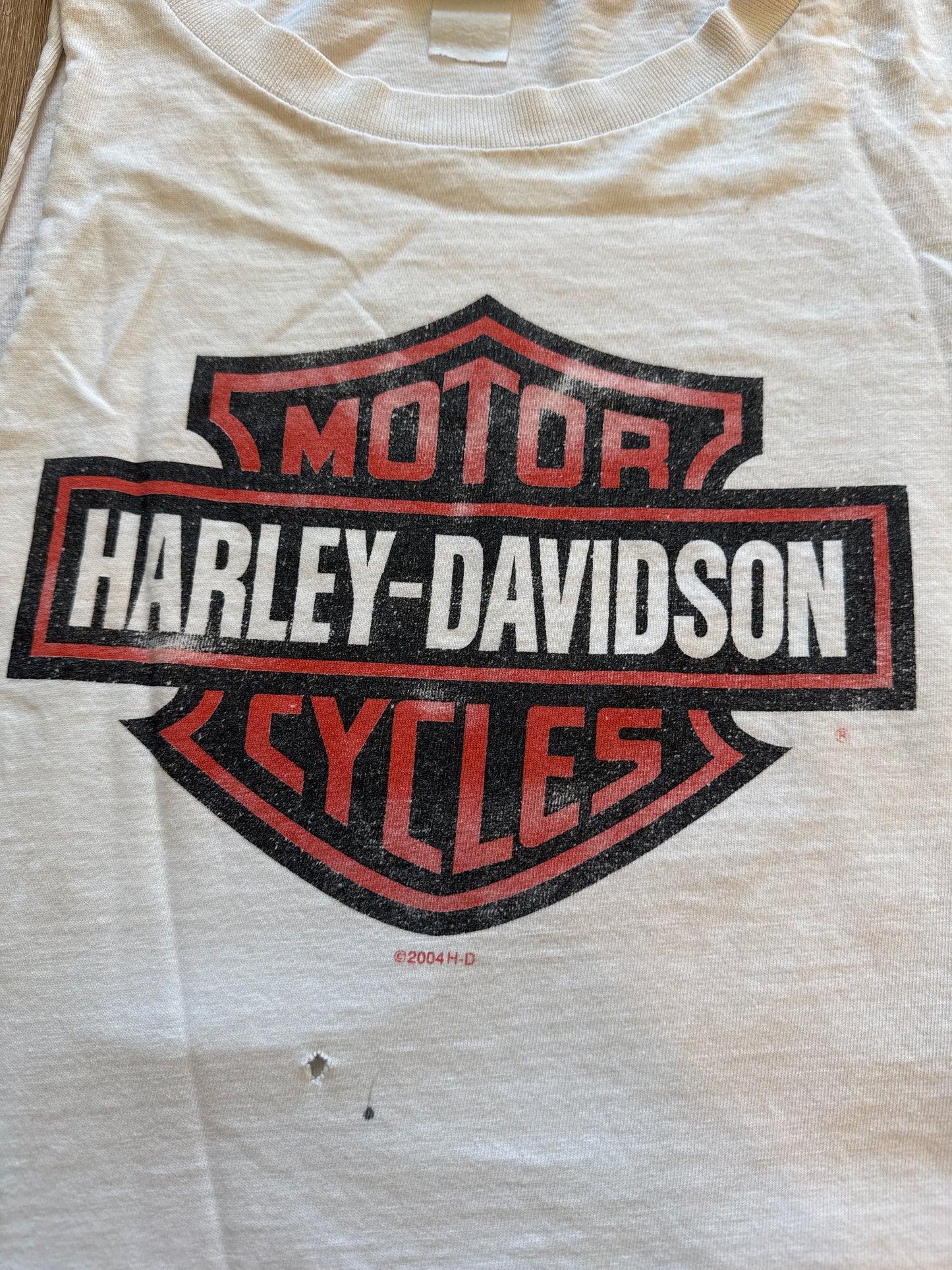 Vintage Harley Davidson Charlotte Speedway Sleeveless Tee