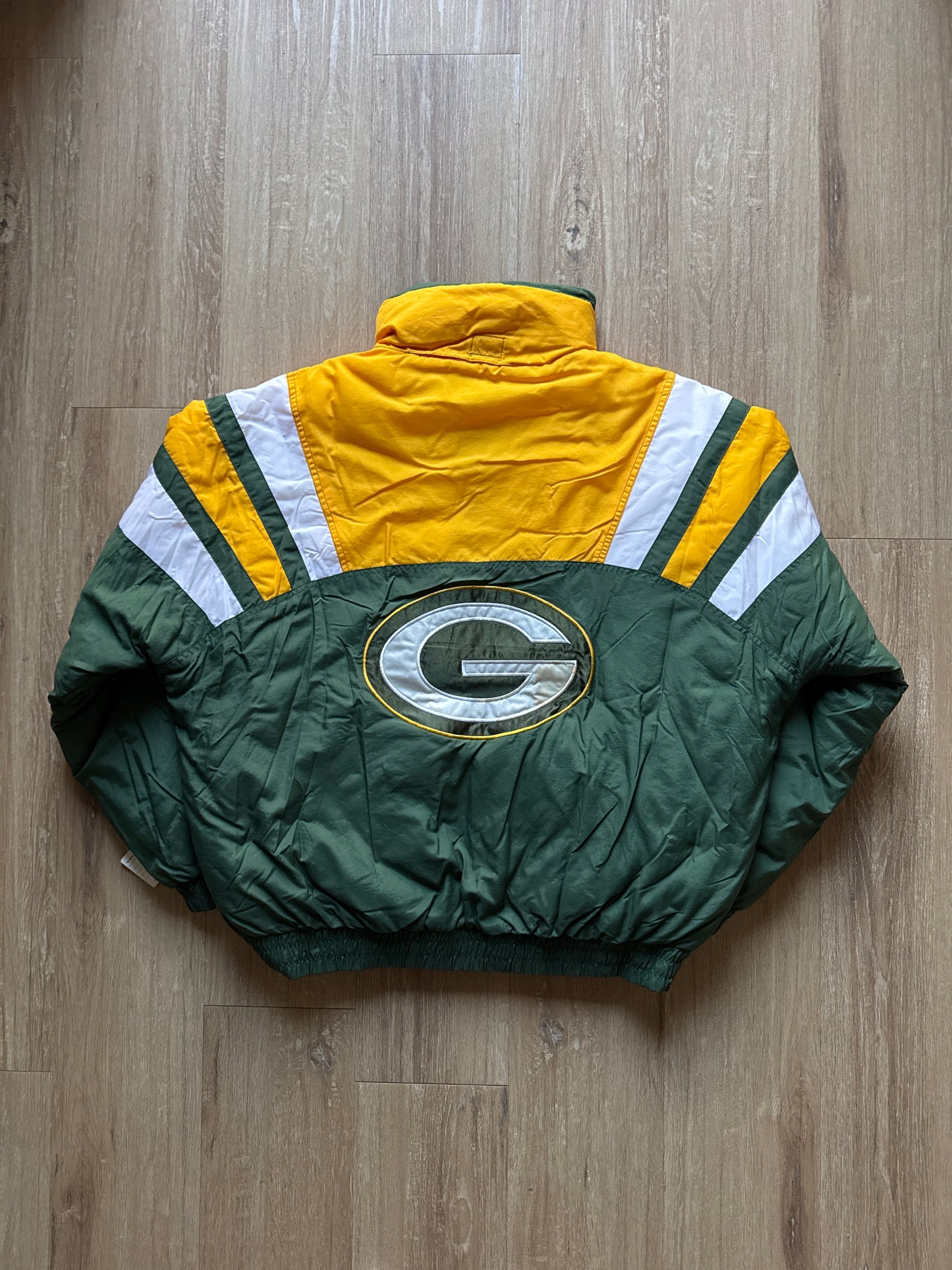 Vintage 90s Gameday Green Bay Packers Puffer Jacket