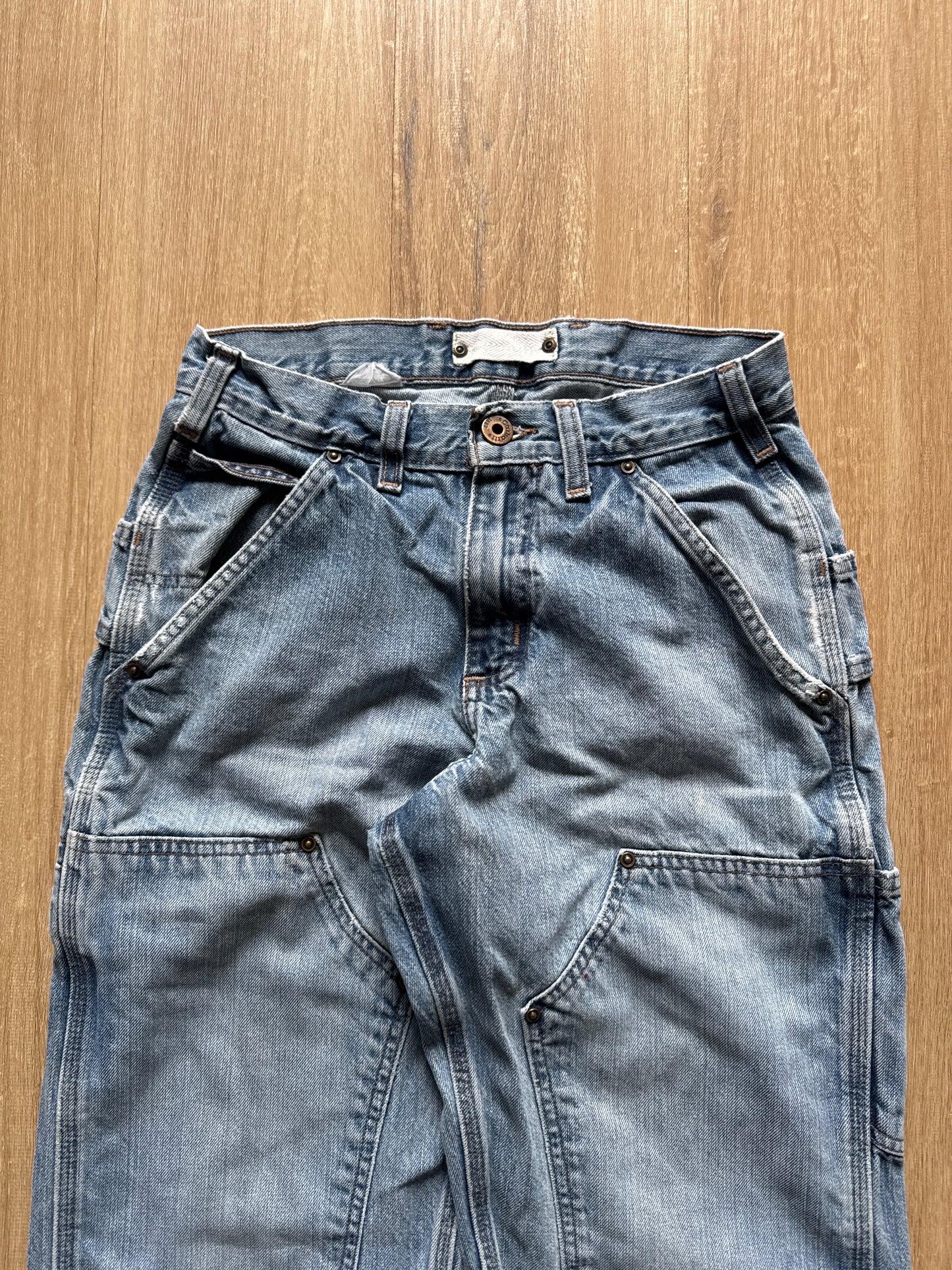Vintage Carhartt Blue Denim Double Knee Pants