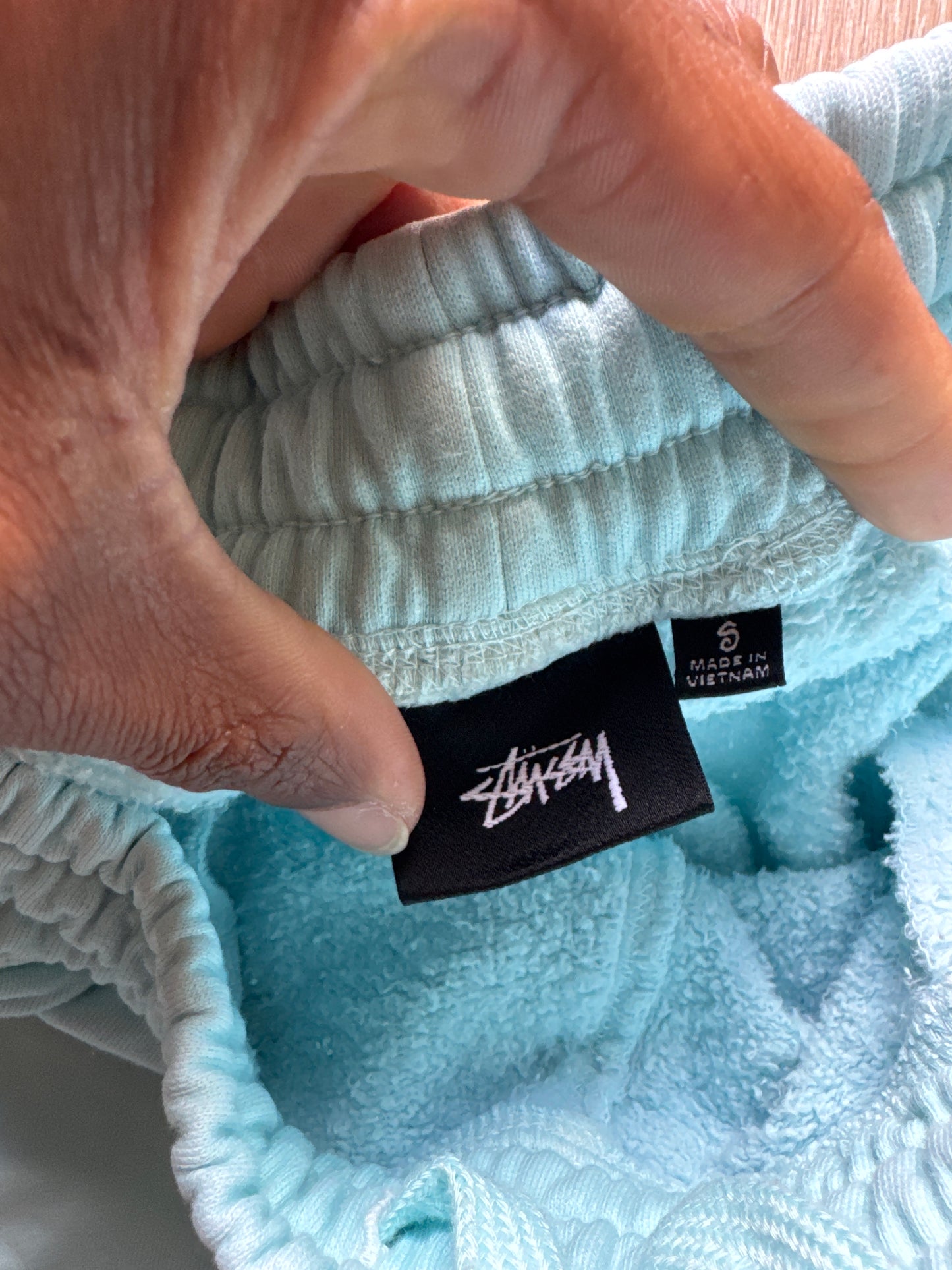 Stussy Overdyed Sky Blue Logo Sweatpants