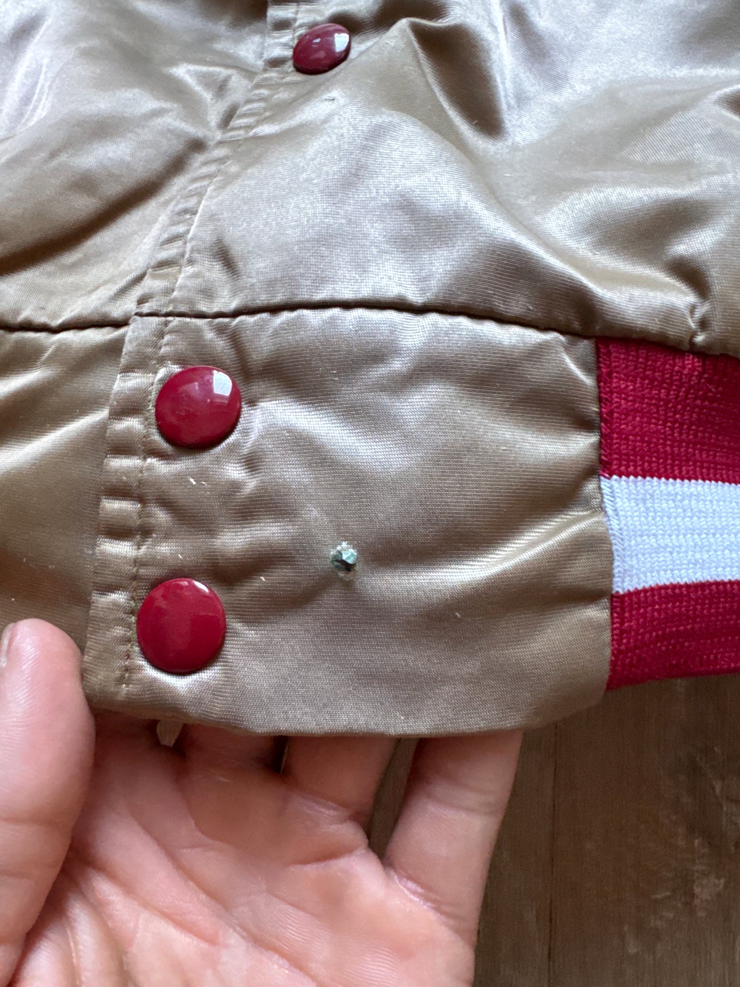 Vintage 80s Chalk Line San Francisco 49ers Satin Jacket