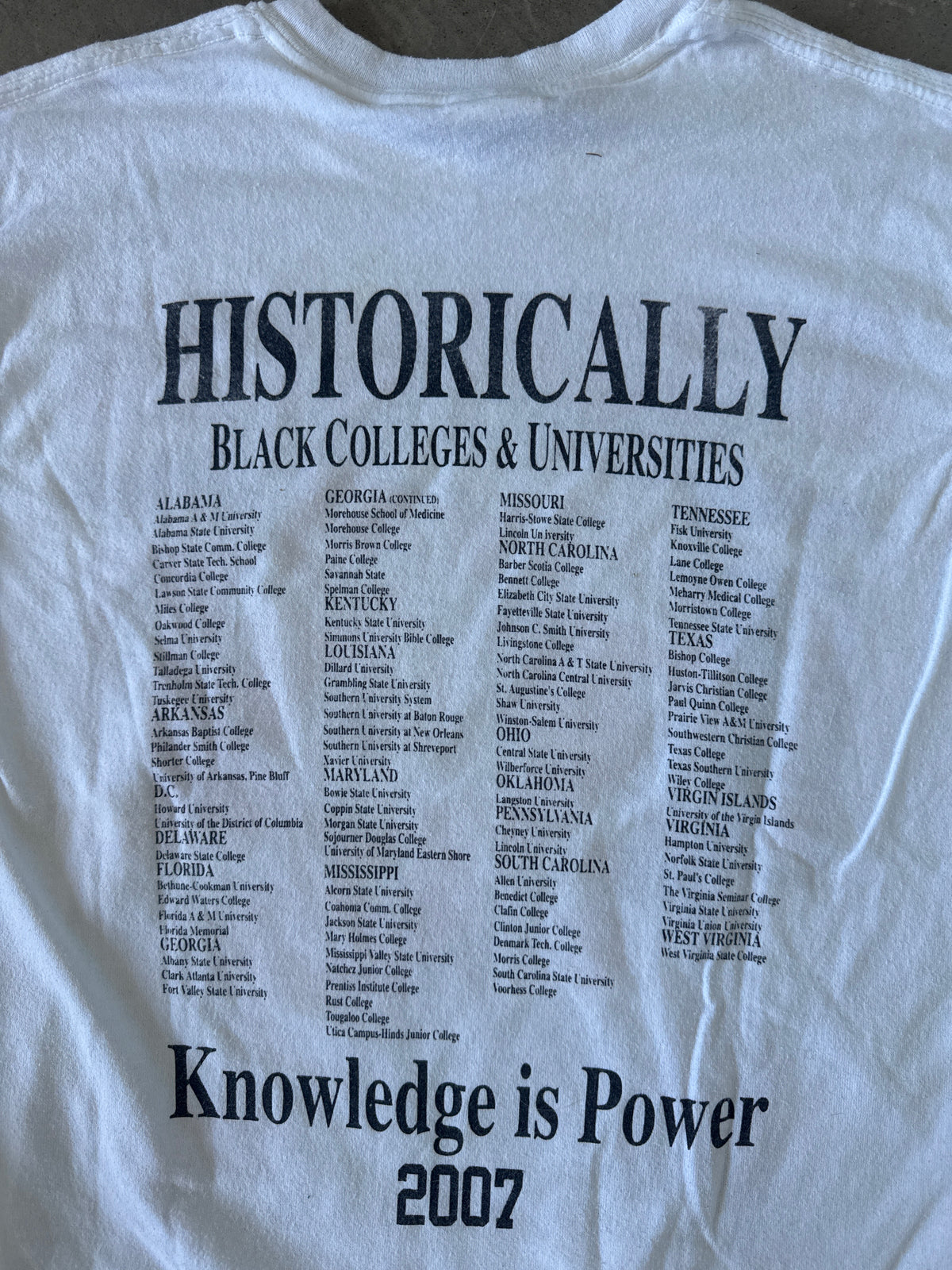 2007 Youth South Carolina State University Bulldogs Homecoming Vs. Delaware State Tee