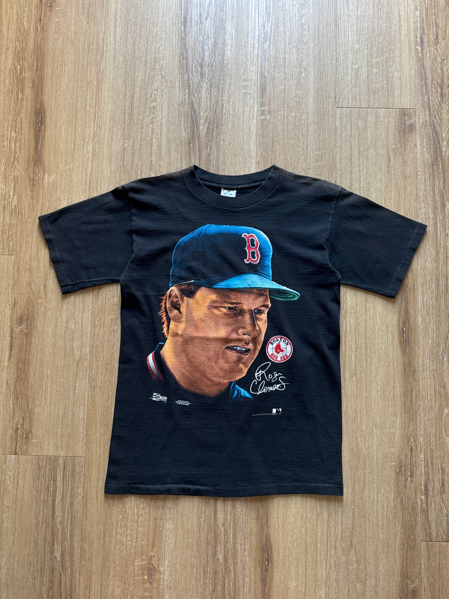 Vintage 1991 Salem Roger Clemens Boston Red Sox Tee