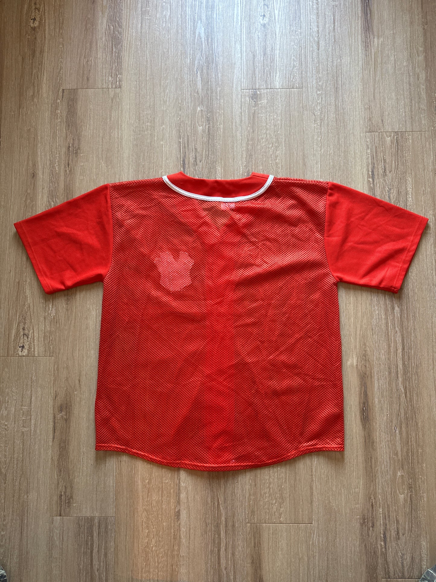 Vintage Champion New York Yankees Orange Baseball Jersey