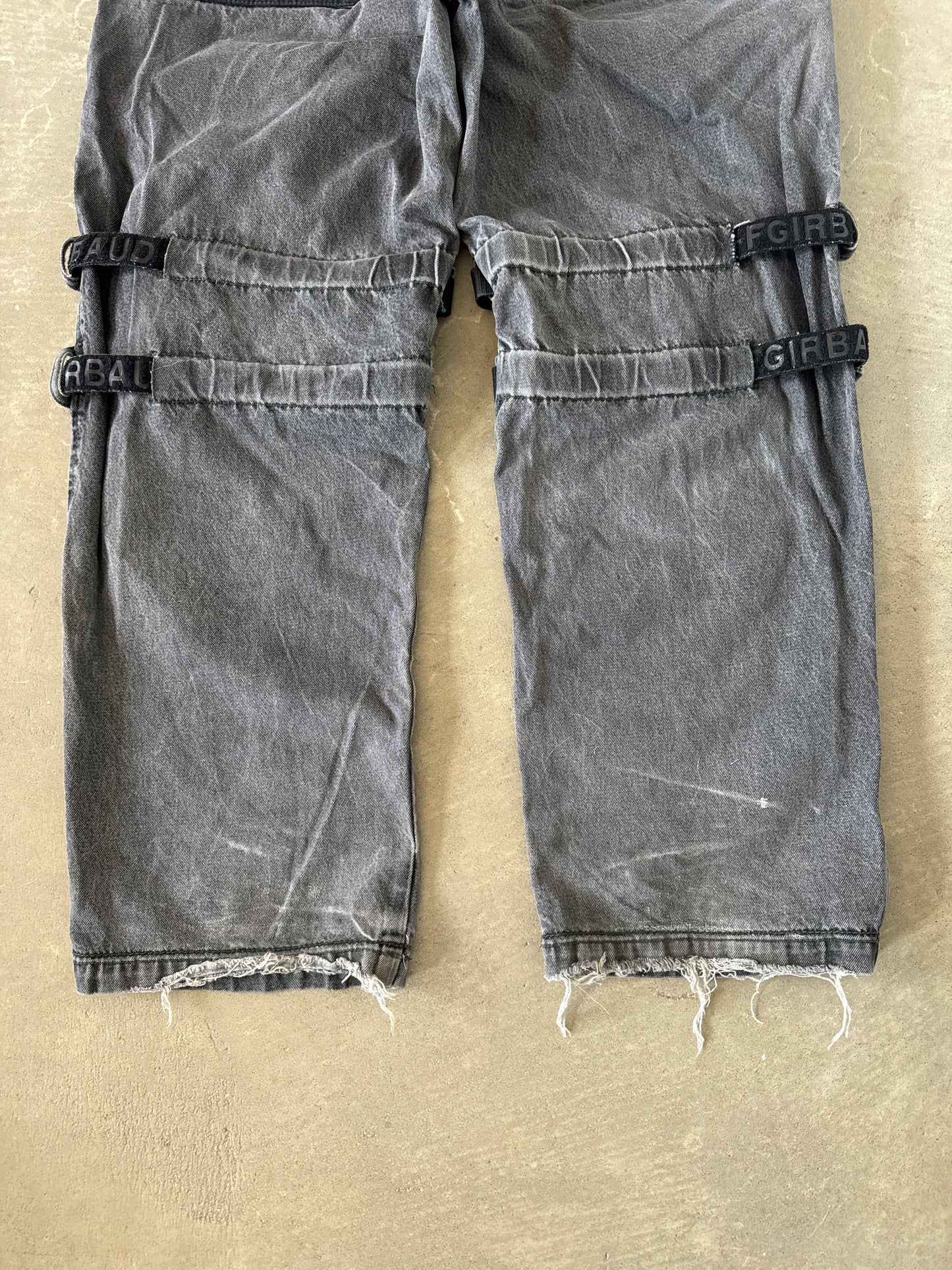 Vintage Marithe Francois Girbaud Distressed Thrashed Utility Pants