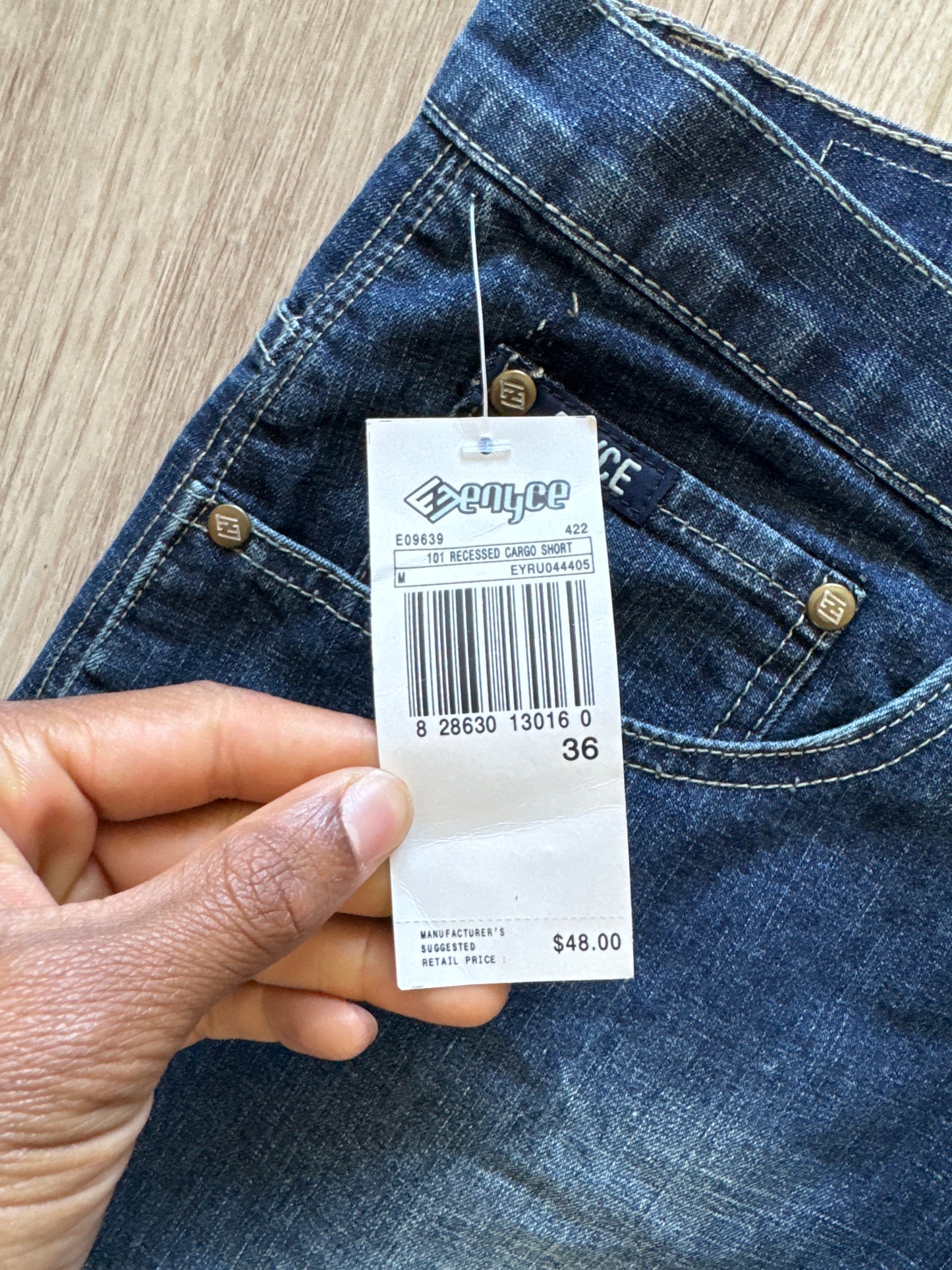 Vintage Y2K Enyce Clothing Company Denim Cargo Shorts