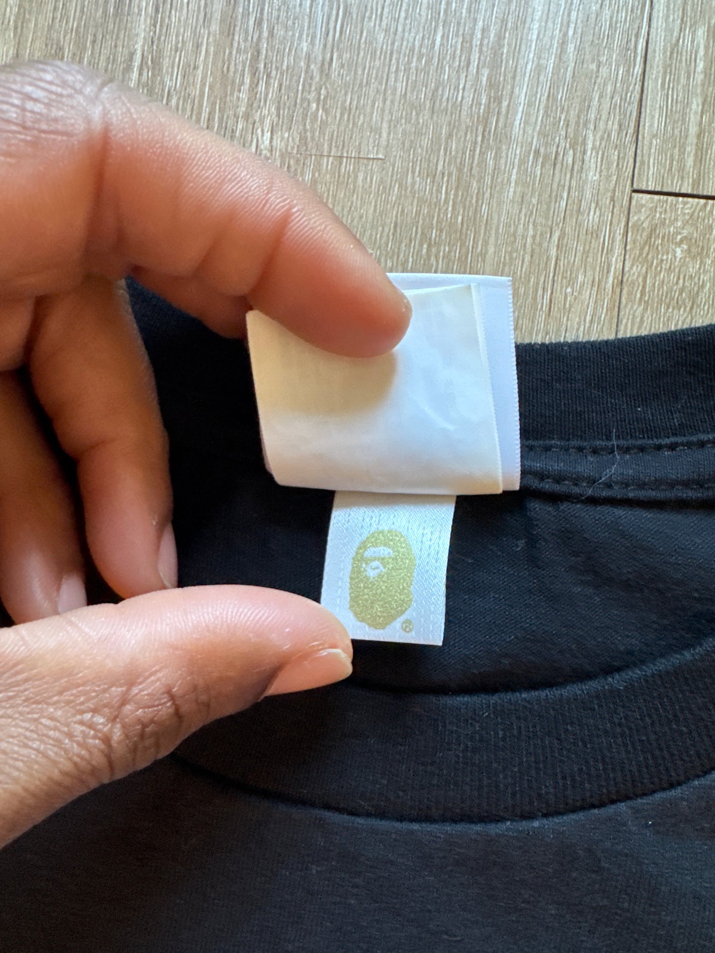 A Bathing Ape Bape Brush College Tee