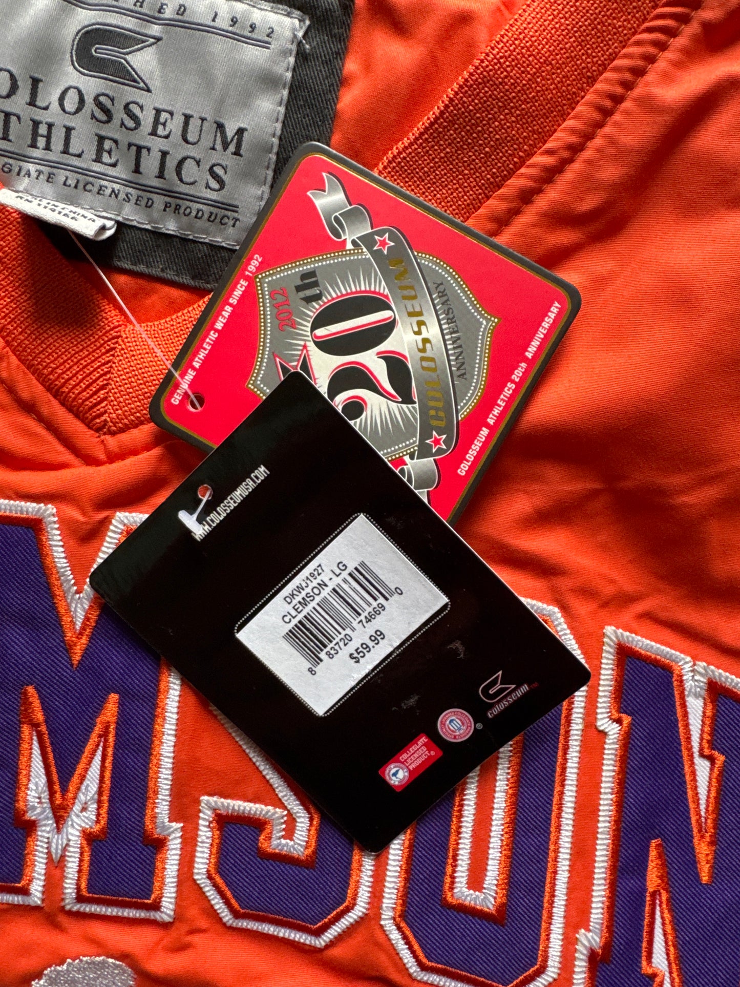 Vintage University Of Clemson University Tigers Pullover