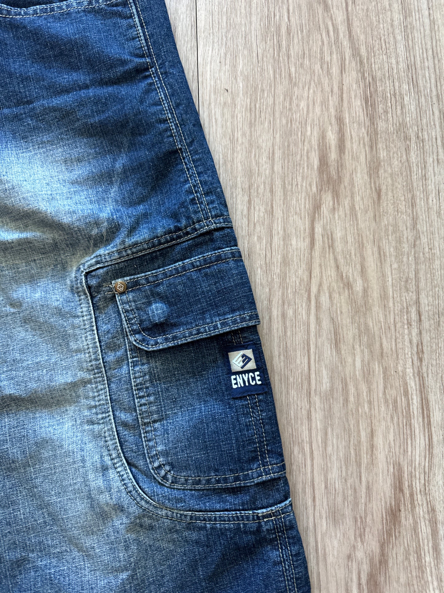 Vintage Y2K Enyce Clothing Company Denim Cargo Shorts