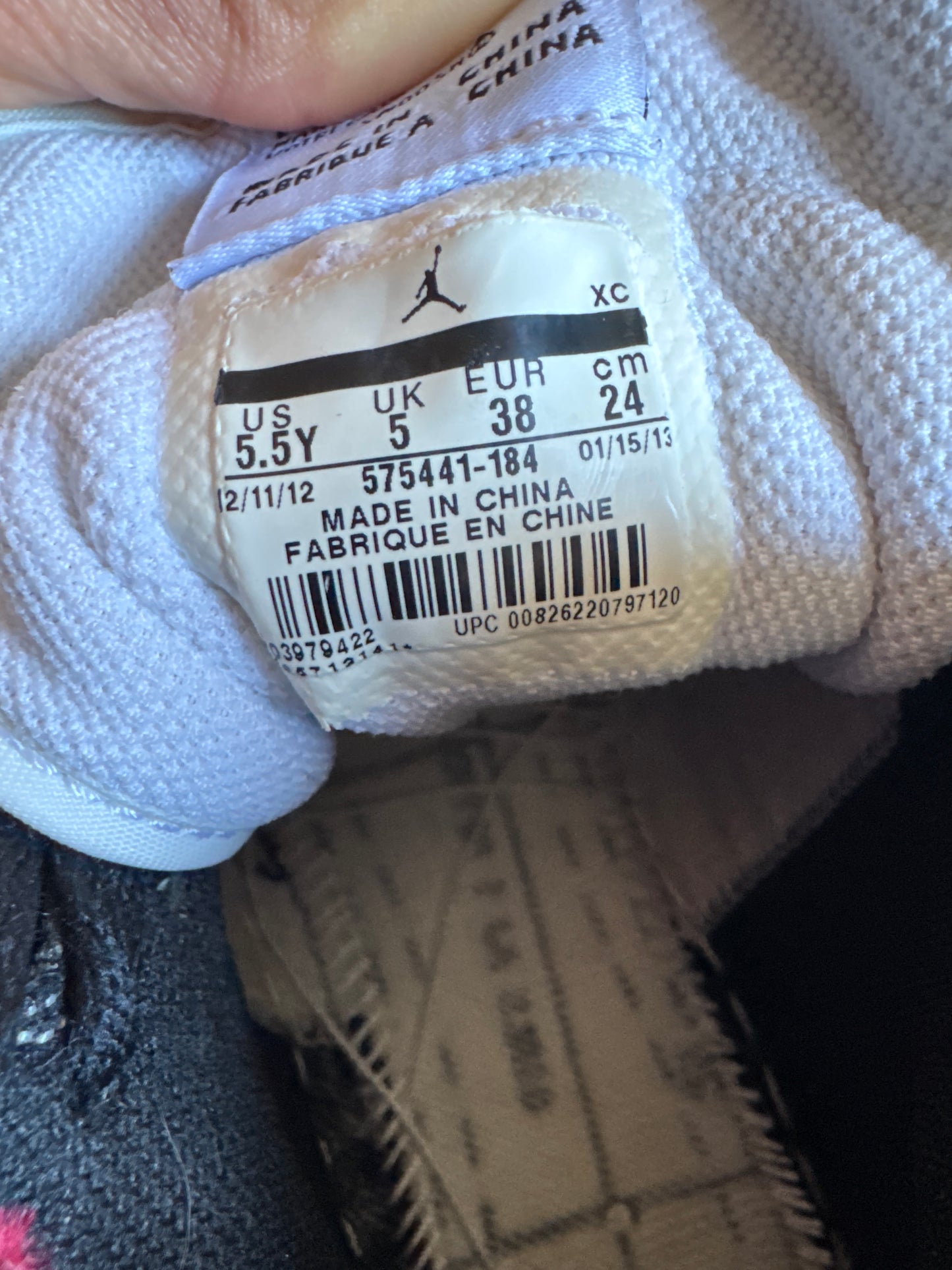Jordan Retro 1 Black Toe 2013
