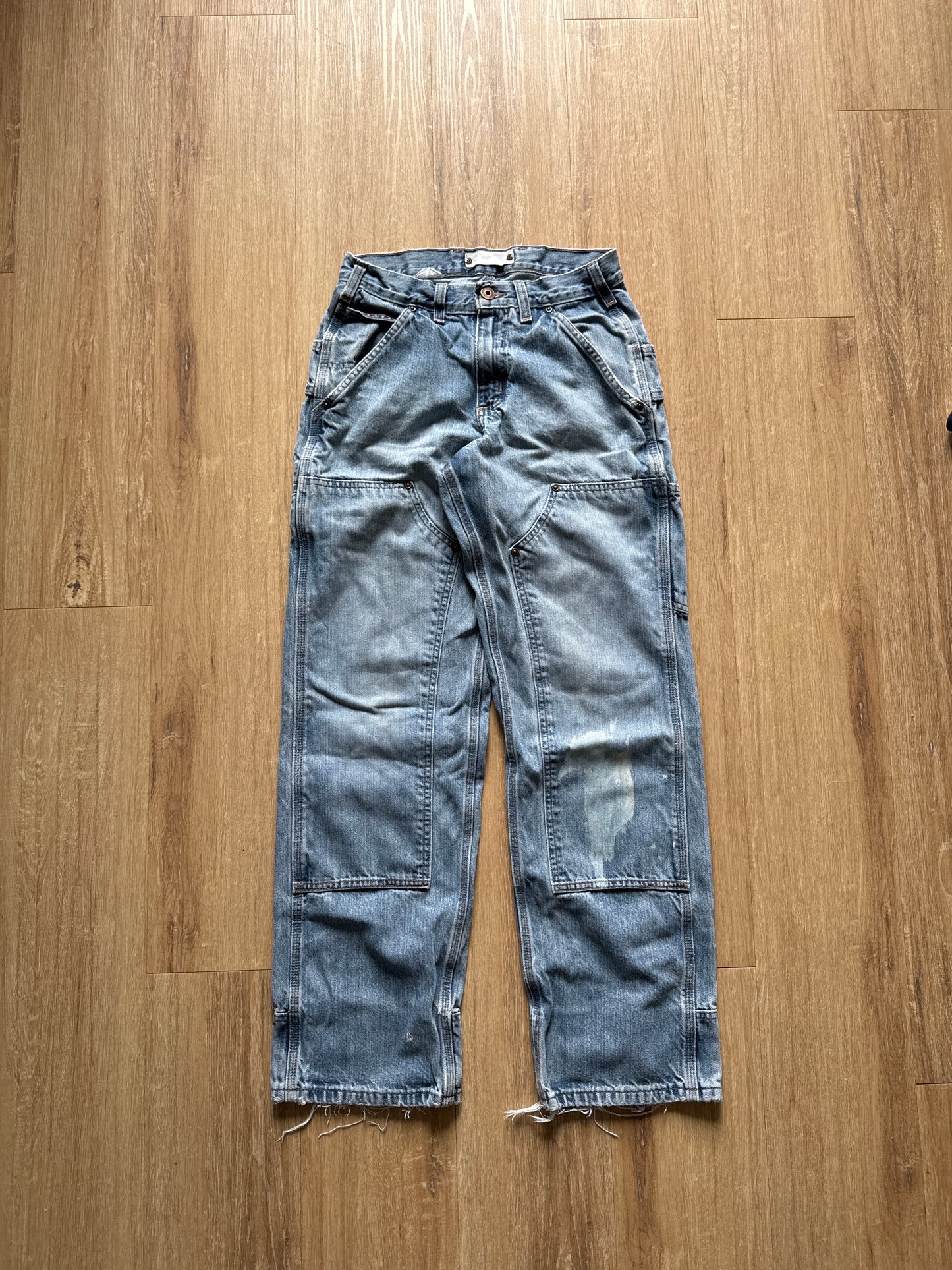Vintage Carhartt Blue Denim Double Knee Pants