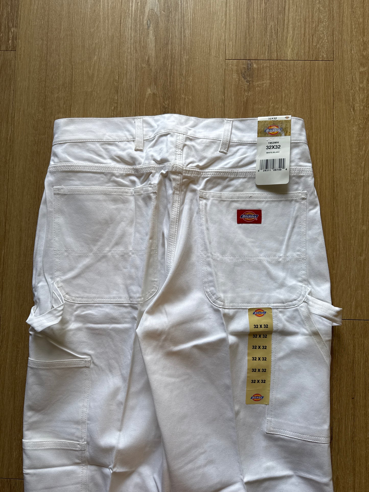 Vintage Dickies Relaxed Fit Straight Leg White Painters Carpenter Pants