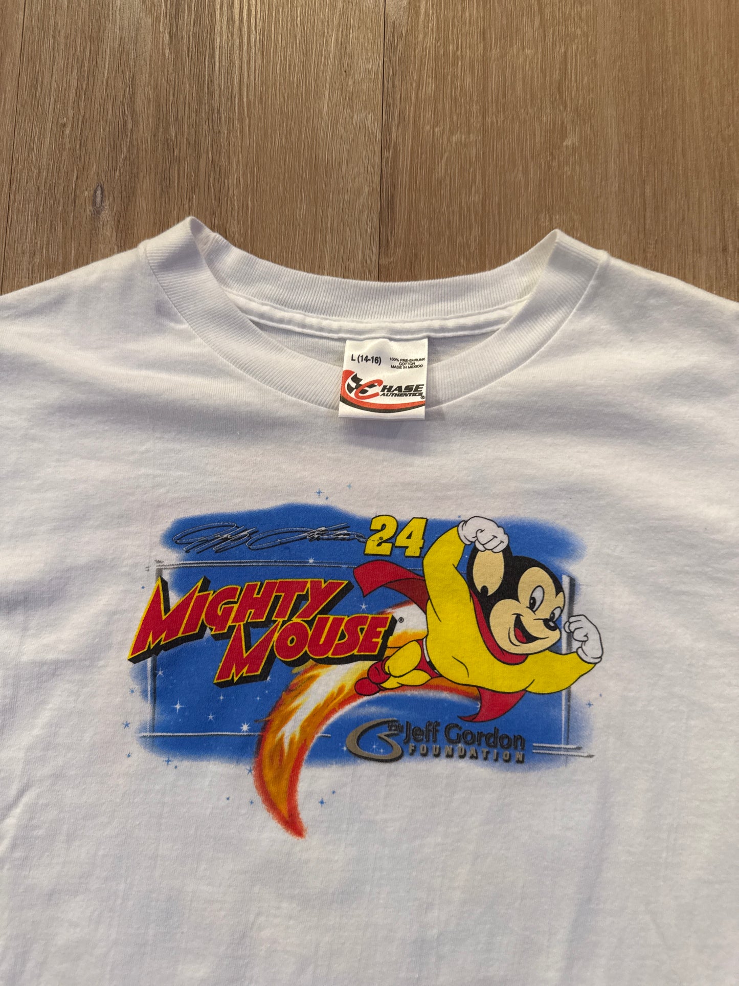 Vintage Nascar Chase Authentic’s Might Mouse Jeff Gordon Tee