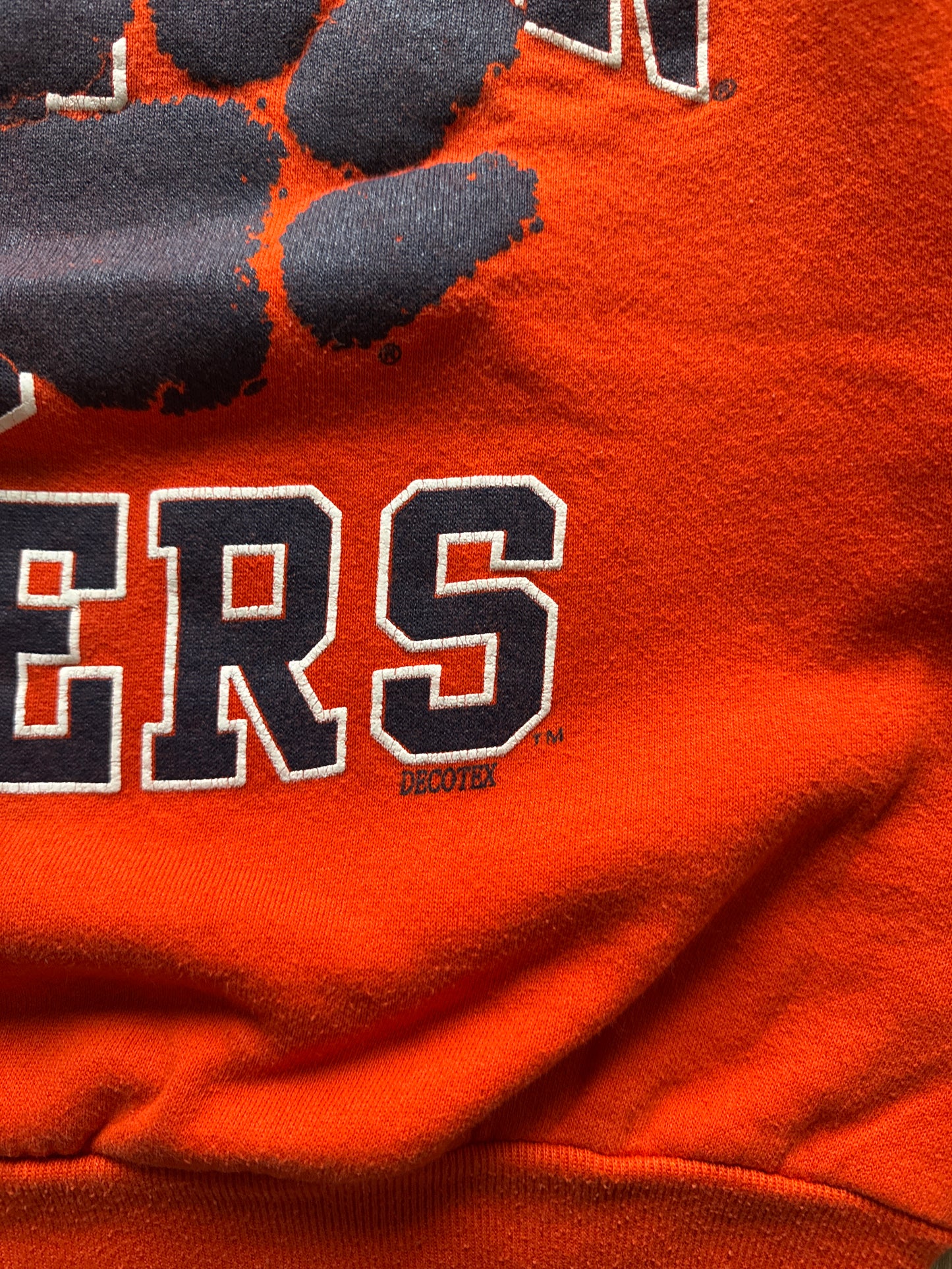 Vintage University Of Clemson Tigers Sweatshirt