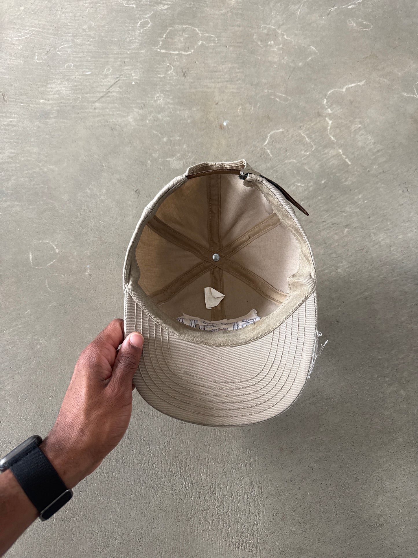 Vintage South Carolina State University Bulldogs Leather Strapback Hat