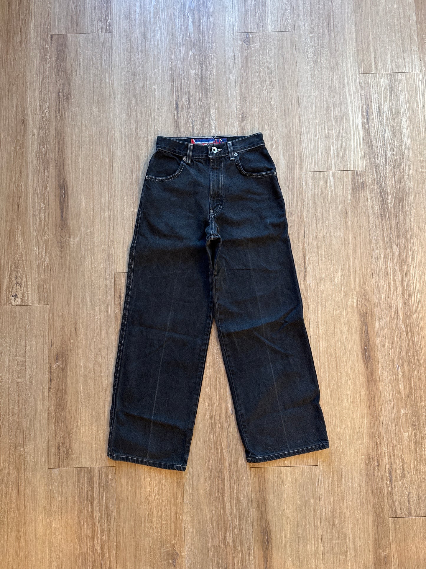 Youth Y2K Jnco Red Crown Denim Jeans