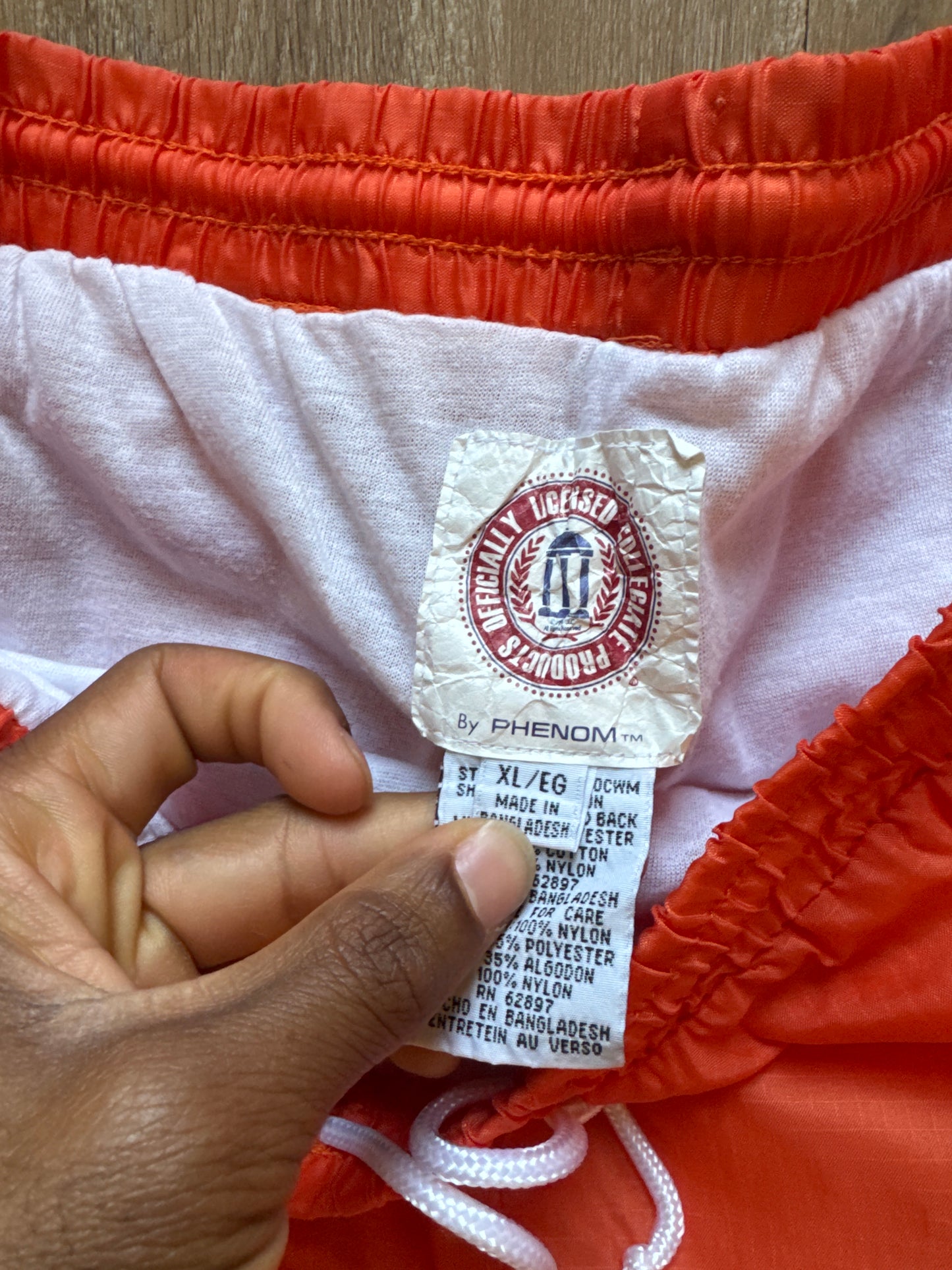 Vintage University Of Clemson Tigers Track Pants