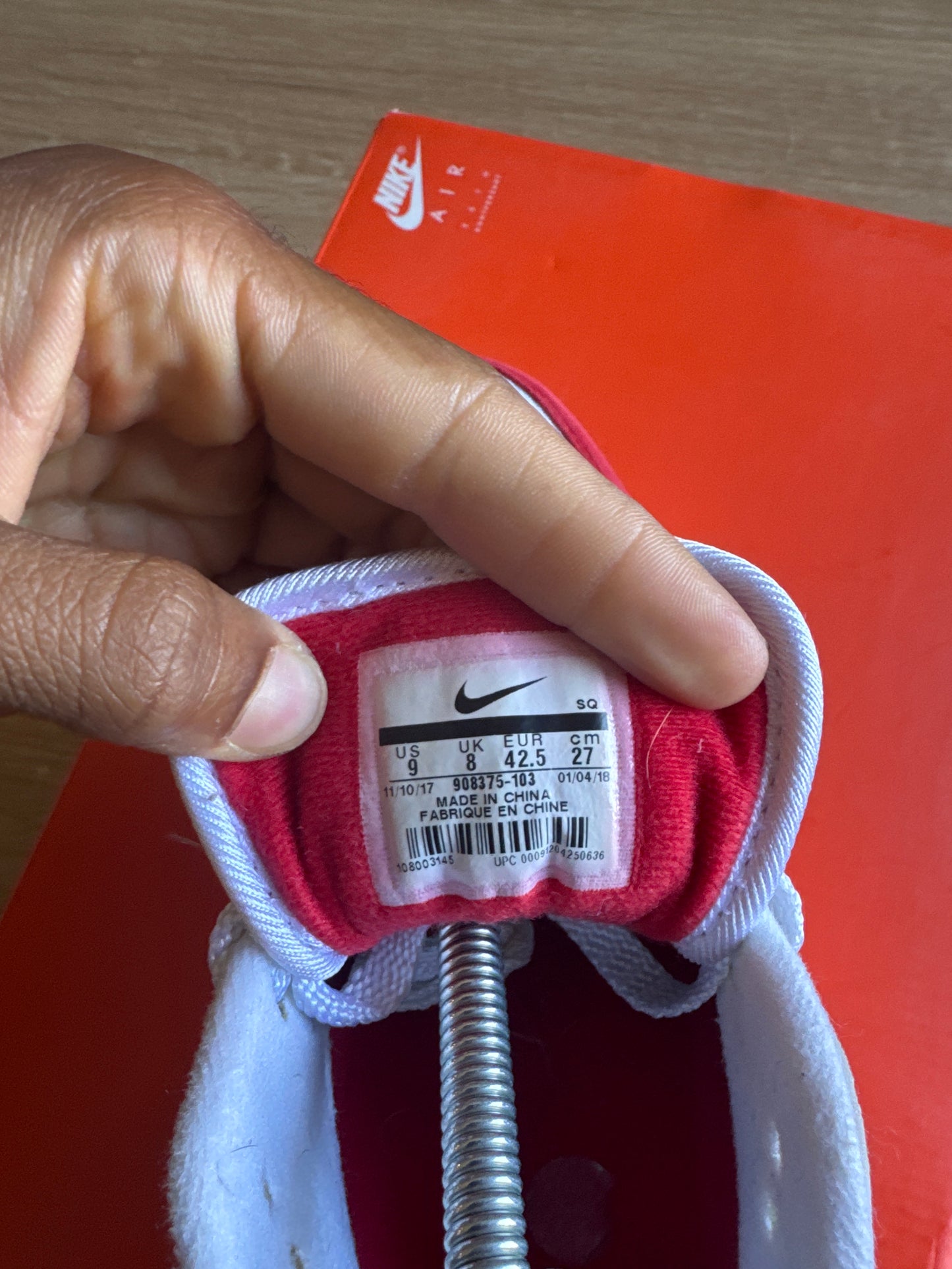 Nike Air Max 1 Anniversary Red 2017