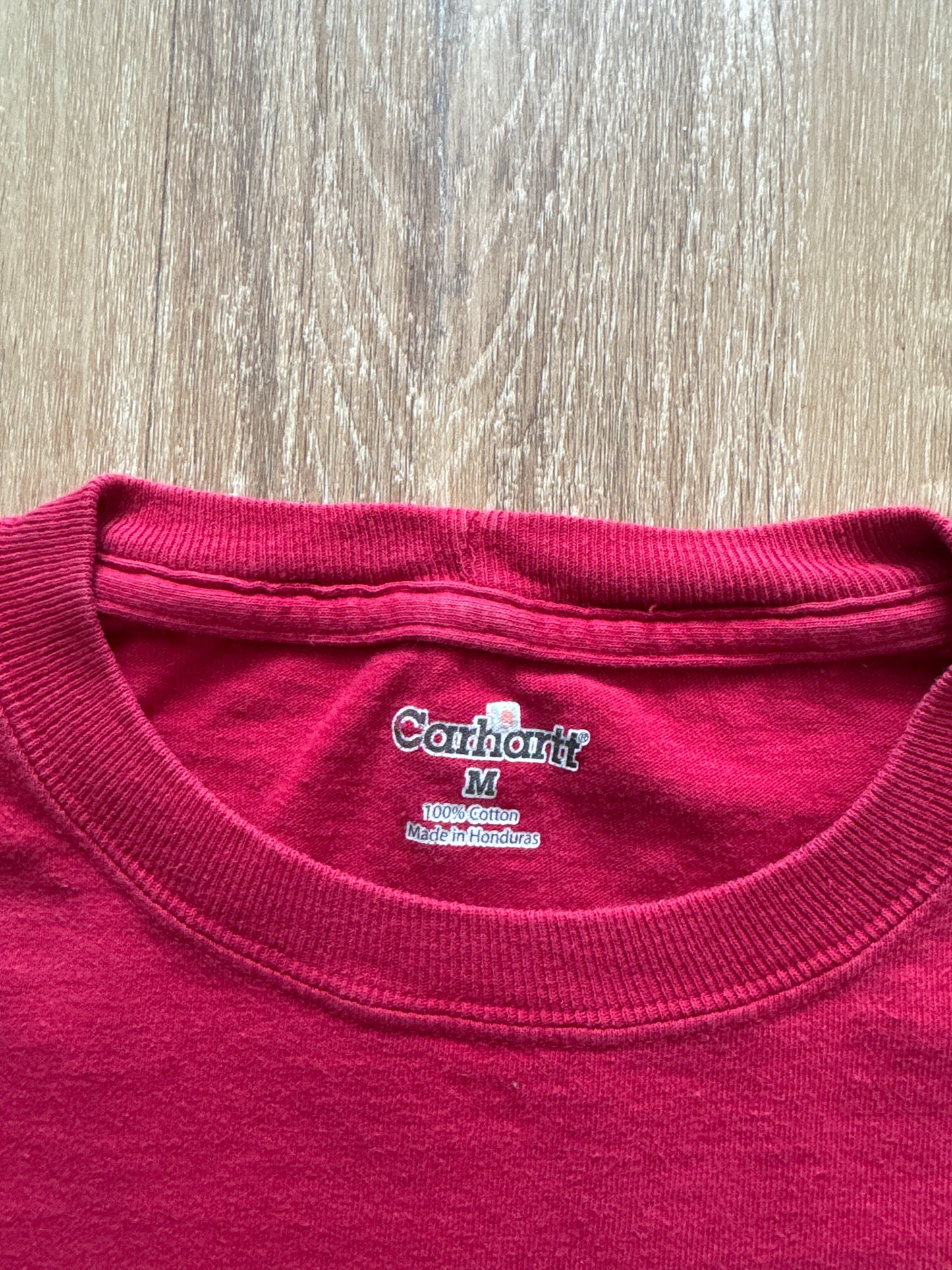 Carhartt Red Logo Long Sleeve
