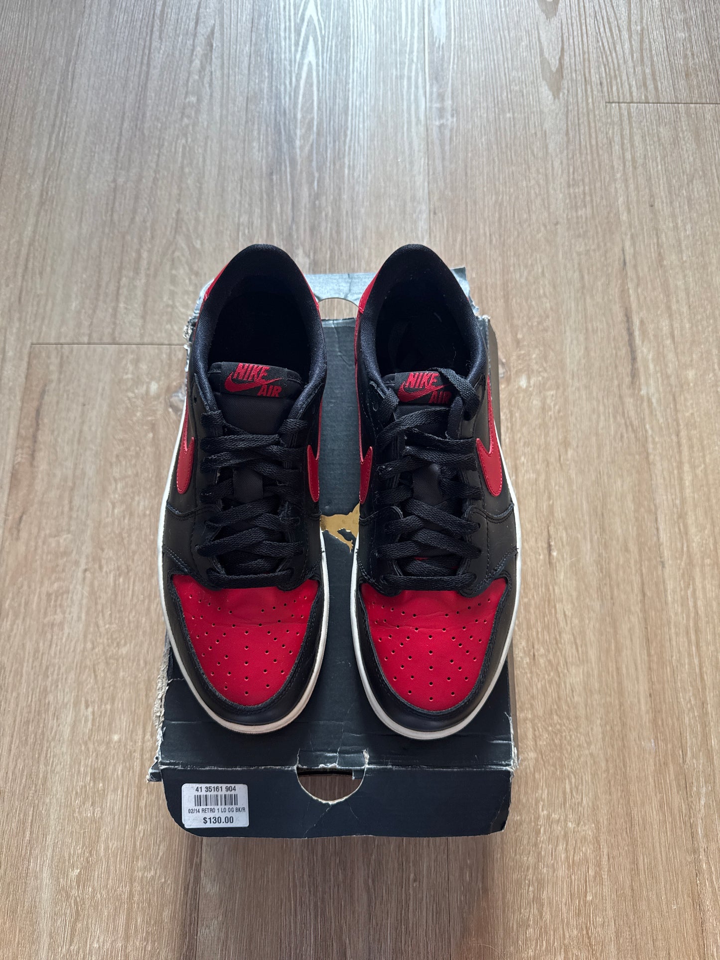 Air Jordan Retro 1 Low Bred 2015
