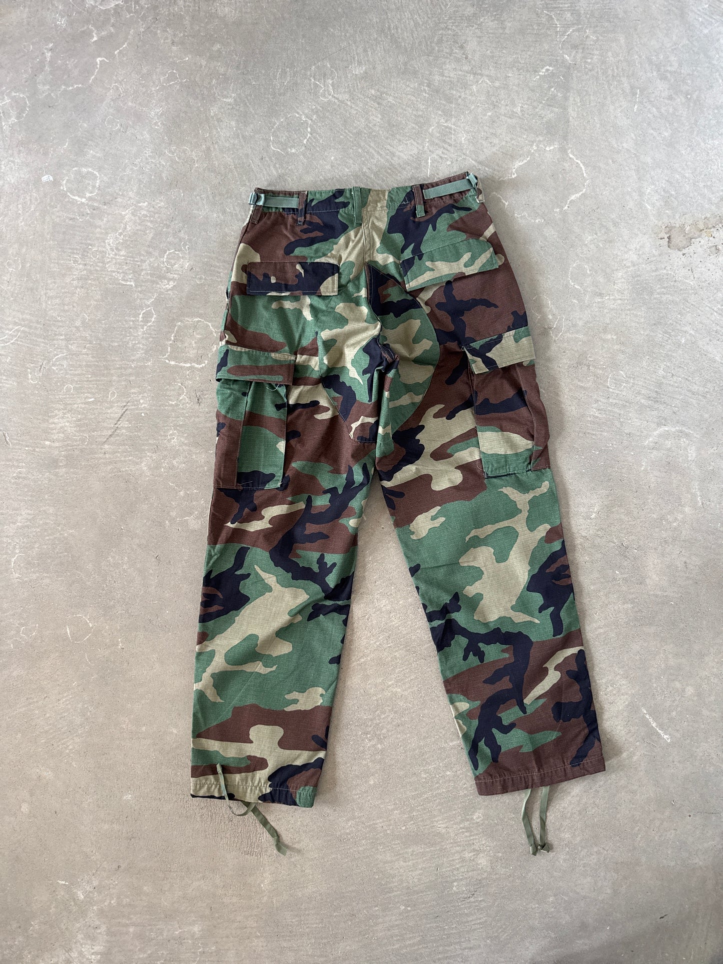 Vintage Military Camo Cargo Pants
