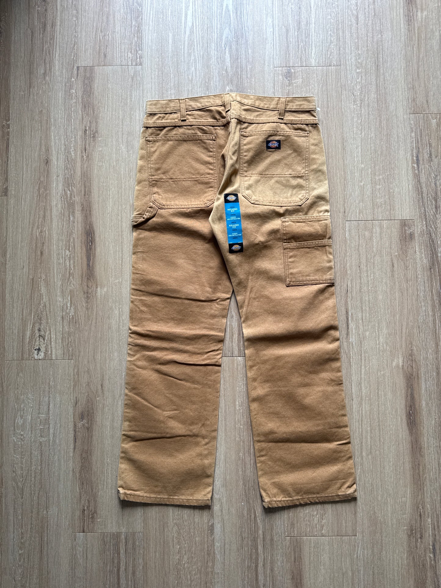 Dickies Relaxed Straight Tan Double Knee Pants
