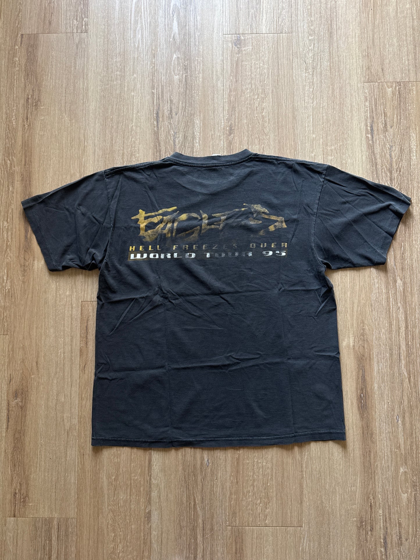Vintage 1995 Eagles Hell Freezes Over Tee