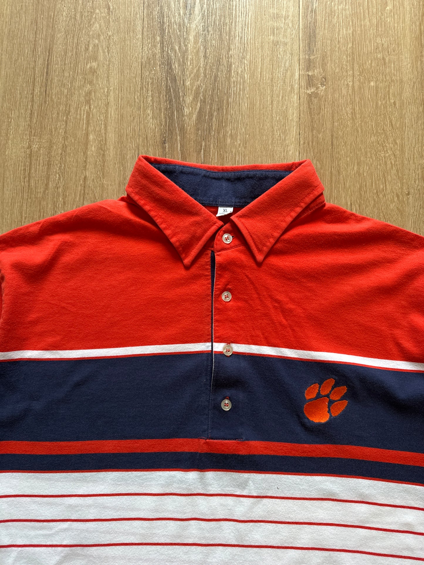 Vintage University Of Clemson Tigers Polo Shirt