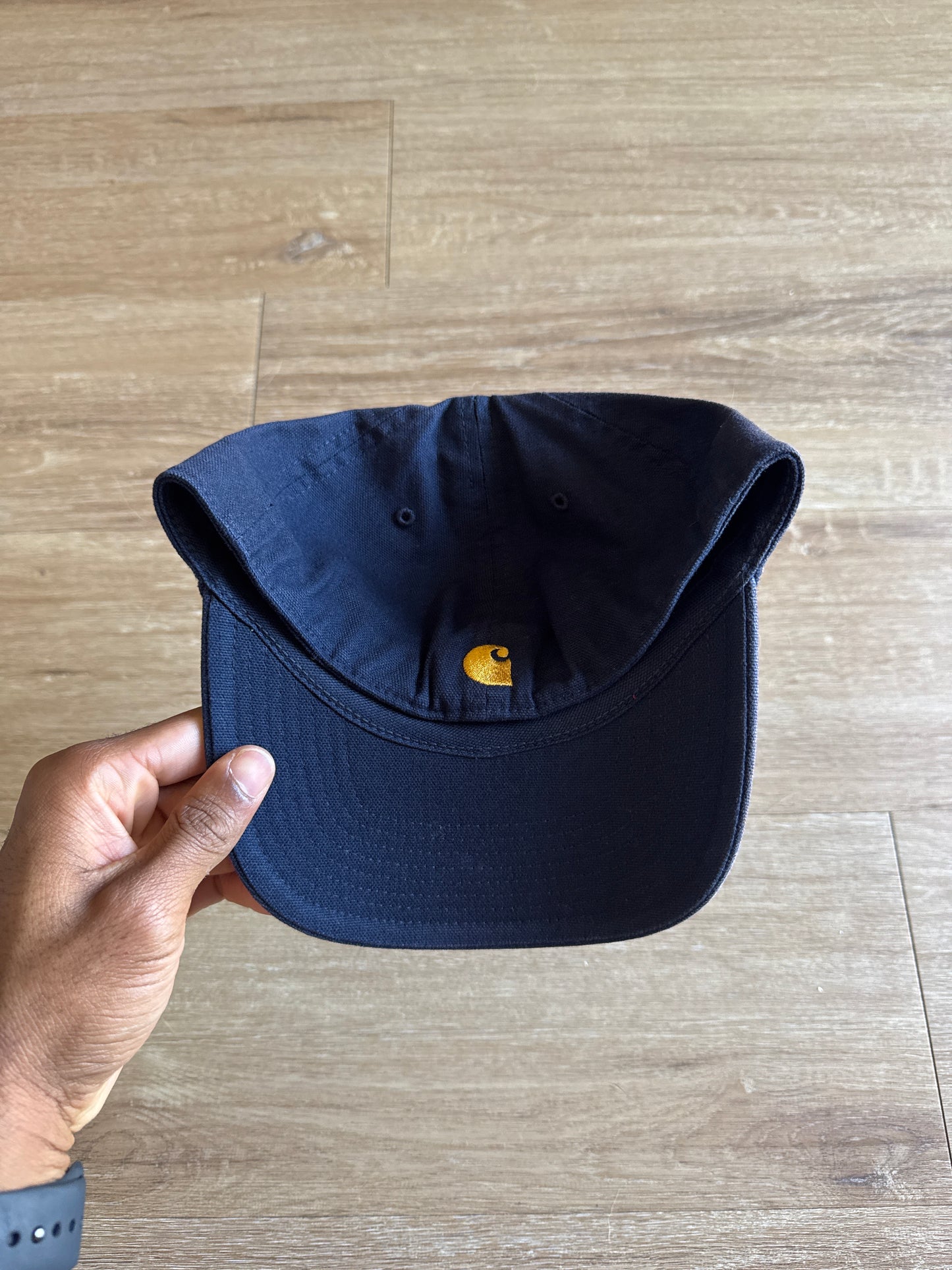 Vintage Carhartt Navy Fitted Hat